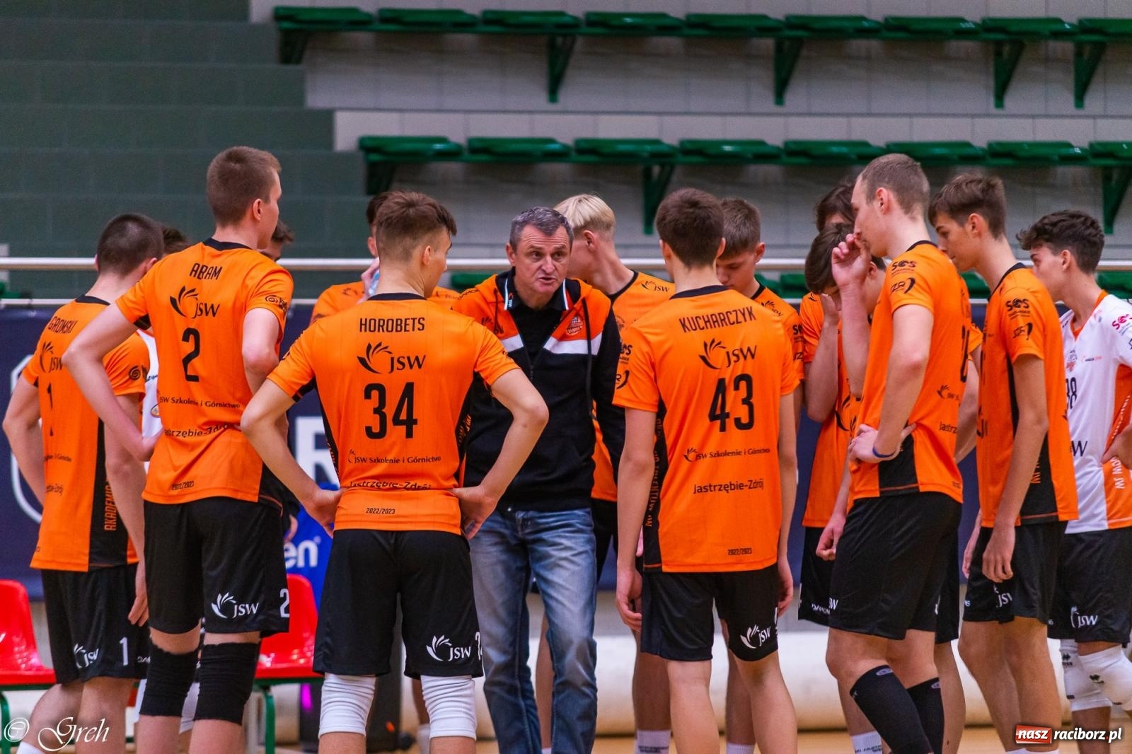 Zdjęcie w galerii na portalu naszraciborz.pl: Siatkówka. Trzy punkty zostały w Raciborzu [FOTO] wiadomości z regionu