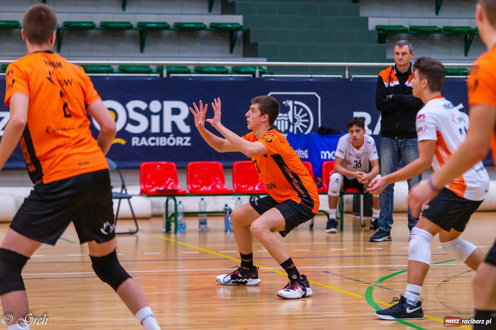Zdjęcie w galerii na portalu naszraciborz.pl: Siatkówka. Trzy punkty zostały w Raciborzu [FOTO] wiadomości z regionu