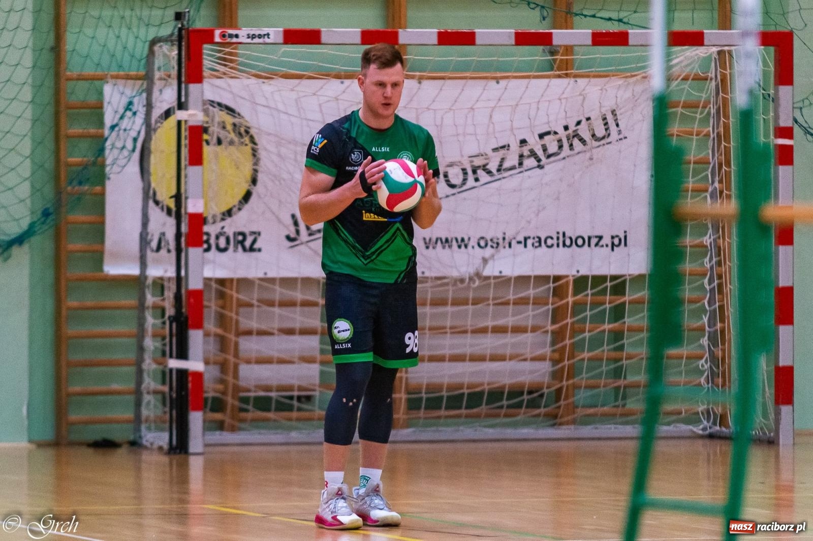 Zdjęcie w galerii na portalu naszraciborz.pl: Siatkówka. Trzy punkty zostały w Raciborzu [FOTO] wiadomości z regionu