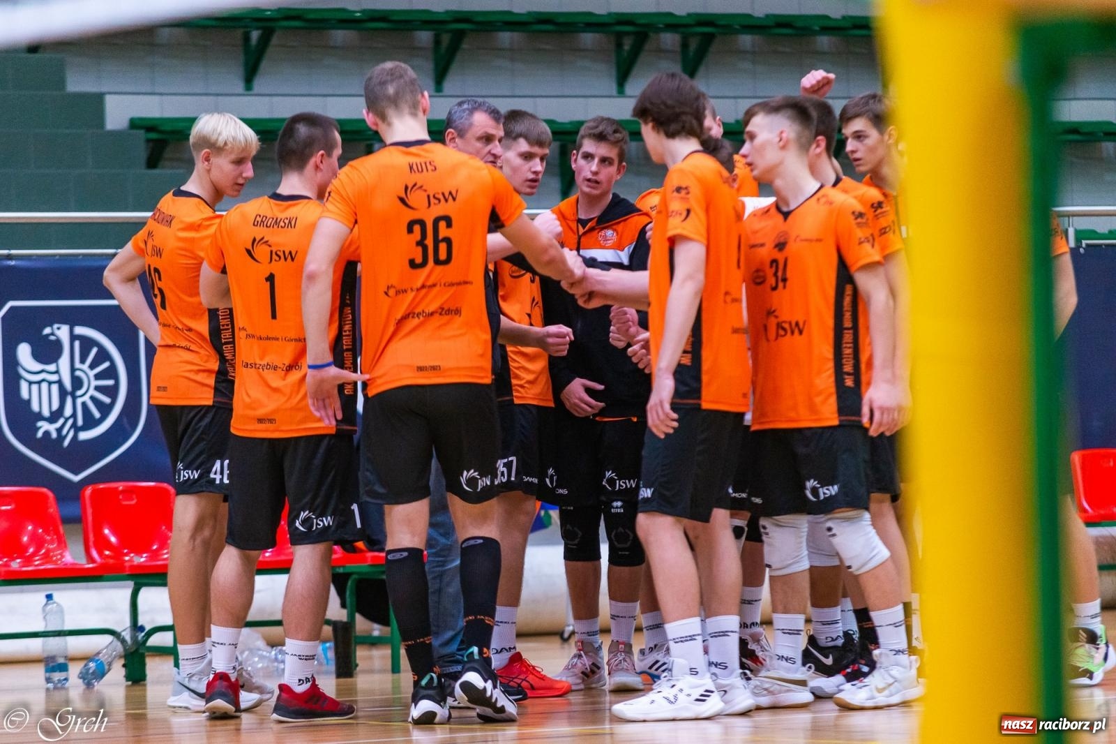 Zdjęcie w galerii na portalu naszraciborz.pl: Siatkówka. Trzy punkty zostały w Raciborzu [FOTO] wiadomości z regionu