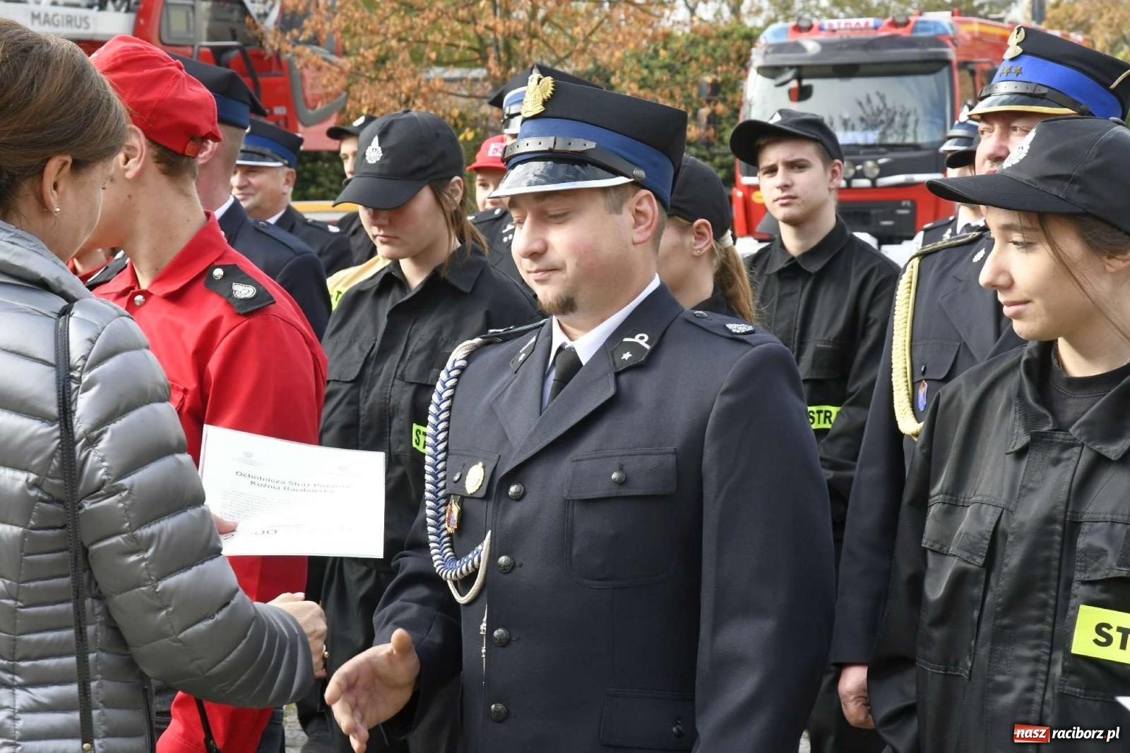 Zdjęcie w galerii na portalu naszraciborz.pl: Młodzi strażacy z powiatu raciborskiego z promesami od ministra [FOTO i WIDEO] wiadomości z regionu