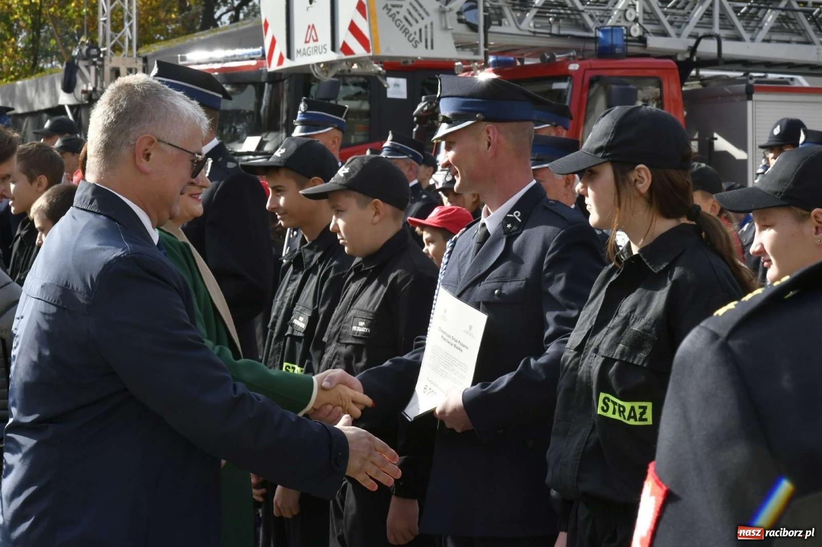 Zdjęcie w galerii na portalu naszraciborz.pl: Młodzi strażacy z powiatu raciborskiego z promesami od ministra [FOTO i WIDEO] wiadomości z regionu