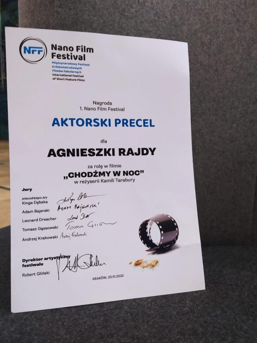 Zdjęcie w galerii na portalu naszraciborz.pl: Raciborzanka laureatką Aktorskiego Precla wiadomości z regionu