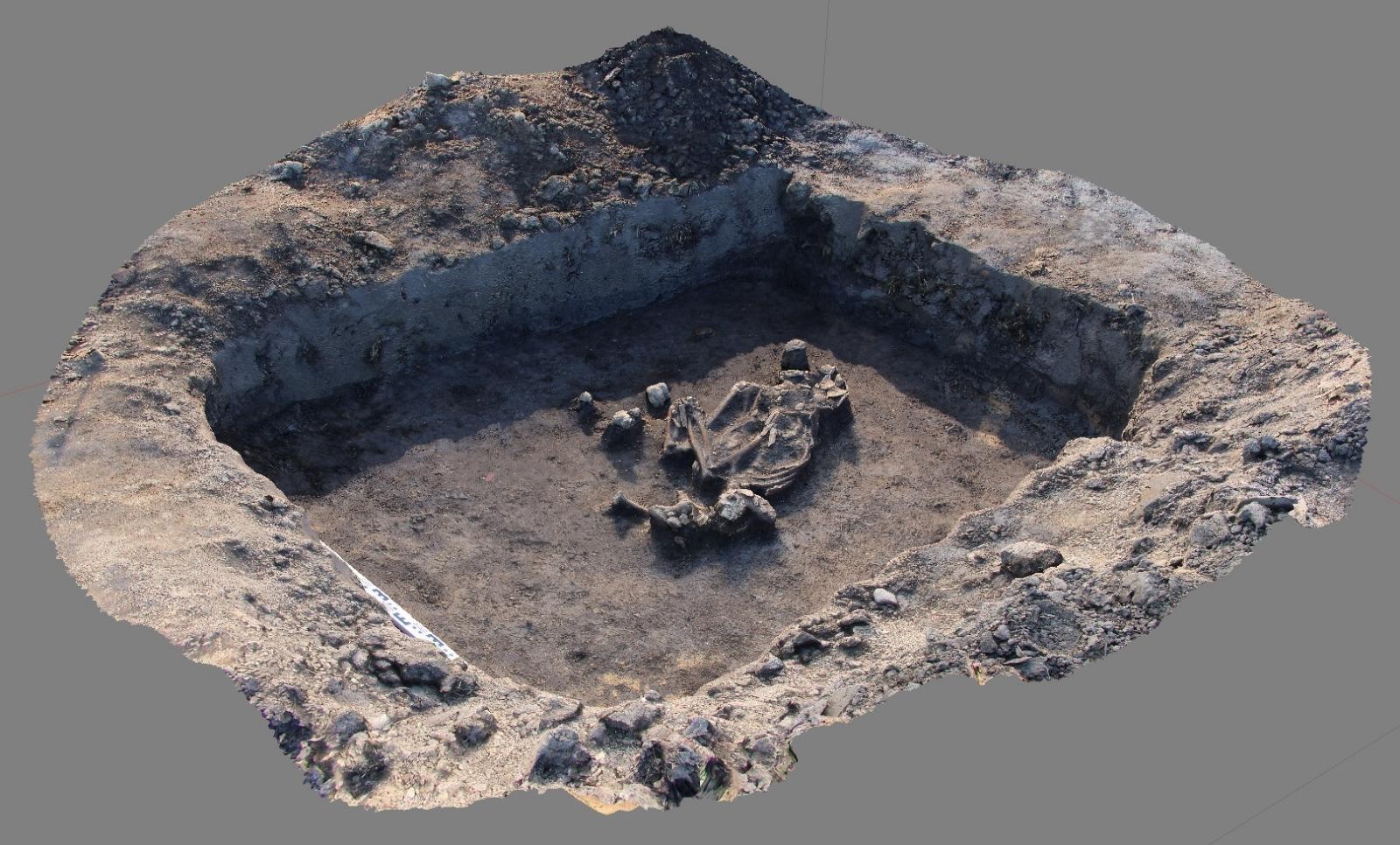 Zdjęcie w galerii na portalu naszraciborz.pl: Szczątki pradziejowych mieszkańców Starej Wsi trafią do analiz wiadomości z regionu