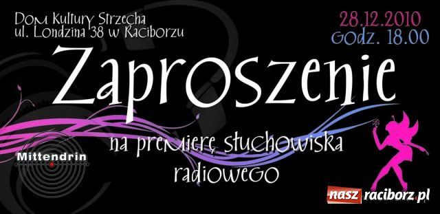 Zdjęcie w galerii na portalu naszraciborz.pl: Premiera słuchowiska radiowego wiadomości z regionu