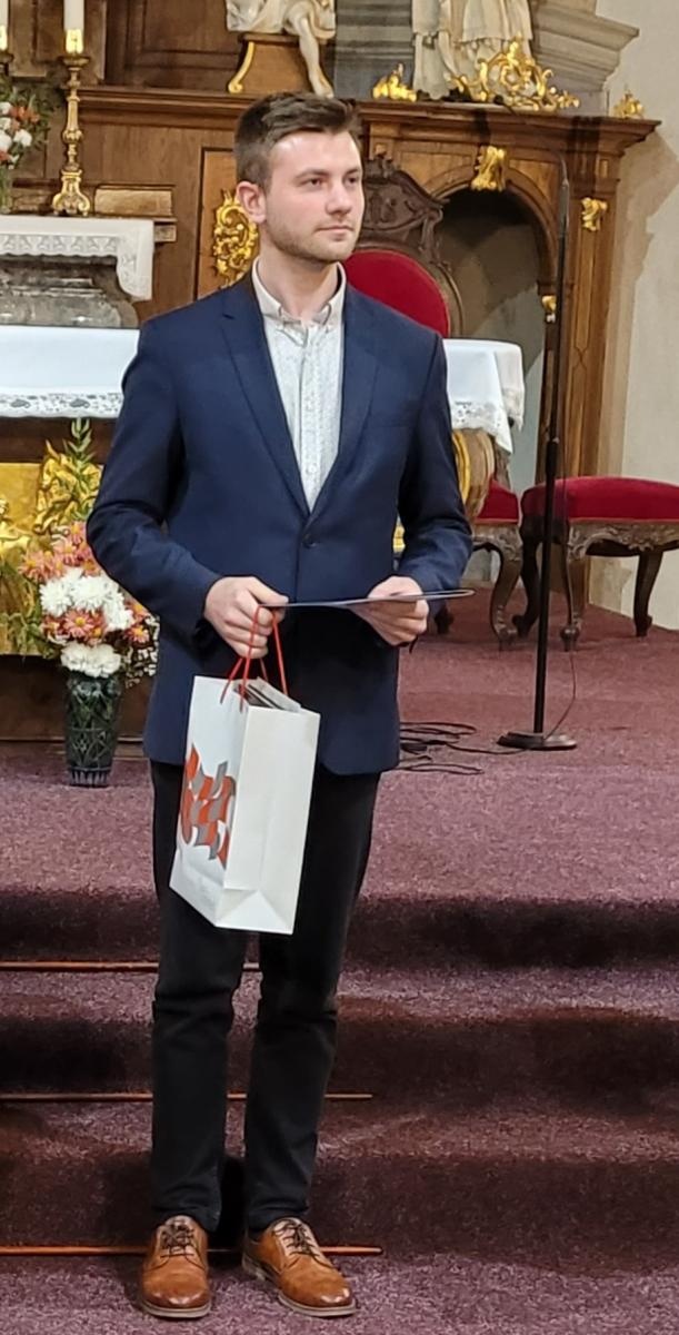 Zdjęcie w galerii na portalu naszraciborz.pl: Mariusz Wycisk z Kuźni Raciborskiej laureatem konkursu w Opawie wiadomości z regionu