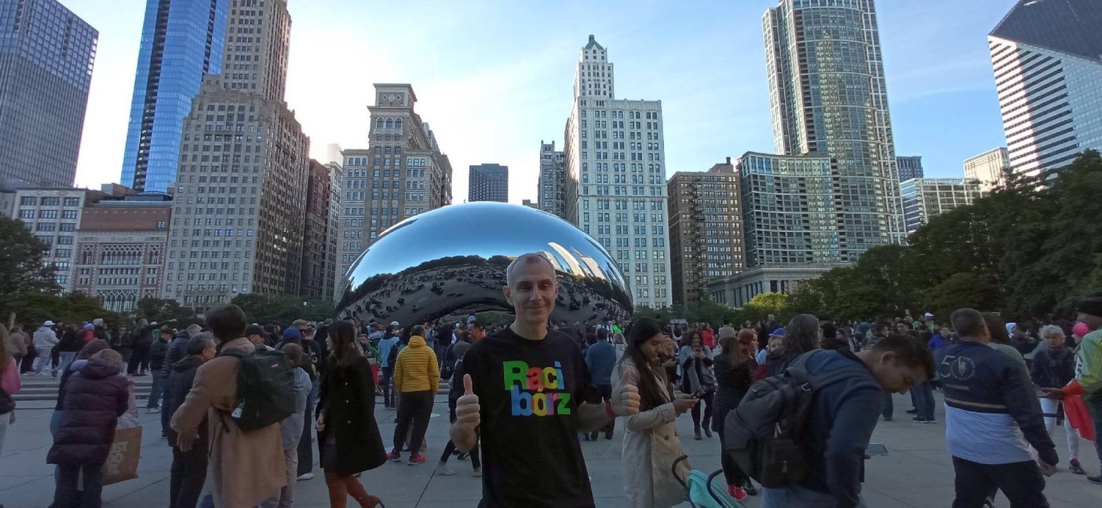 Zdjęcie w galerii na portalu naszraciborz.pl: Z Raciborza za Atlantyk. Raciborzanin pobiegł w Bank of America Chicago Marathon wiadomości z regionu