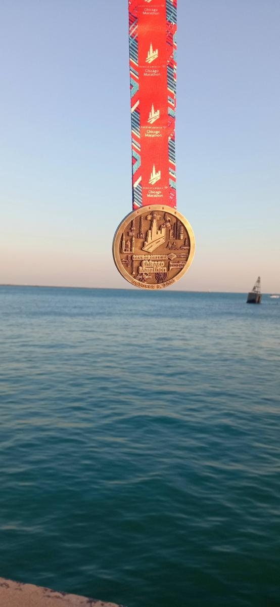 Zdjęcie w galerii na portalu naszraciborz.pl: Z Raciborza za Atlantyk. Raciborzanin pobiegł w Bank of America Chicago Marathon wiadomości z regionu