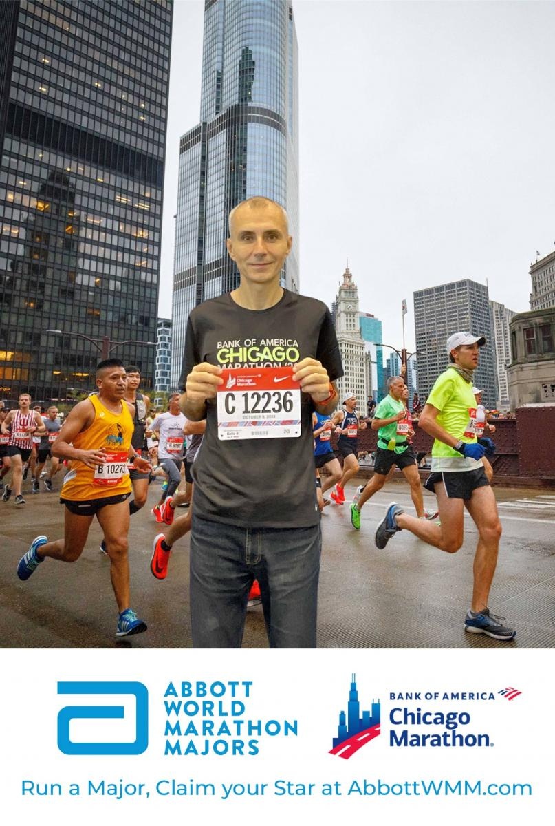 Zdjęcie w galerii na portalu naszraciborz.pl: Z Raciborza za Atlantyk. Raciborzanin pobiegł w Bank of America Chicago Marathon wiadomości z regionu