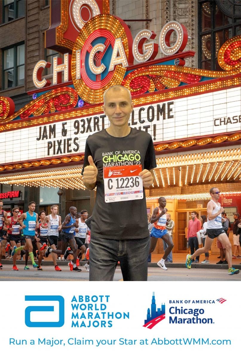 Zdjęcie w galerii na portalu naszraciborz.pl: Z Raciborza za Atlantyk. Raciborzanin pobiegł w Bank of America Chicago Marathon wiadomości z regionu