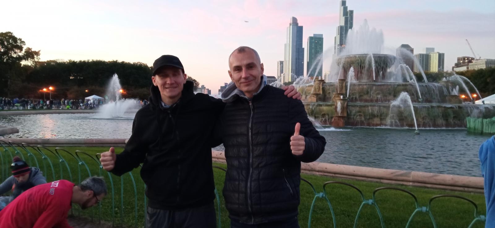 Zdjęcie w galerii na portalu naszraciborz.pl: Z Raciborza za Atlantyk. Raciborzanin pobiegł w Bank of America Chicago Marathon wiadomości z regionu