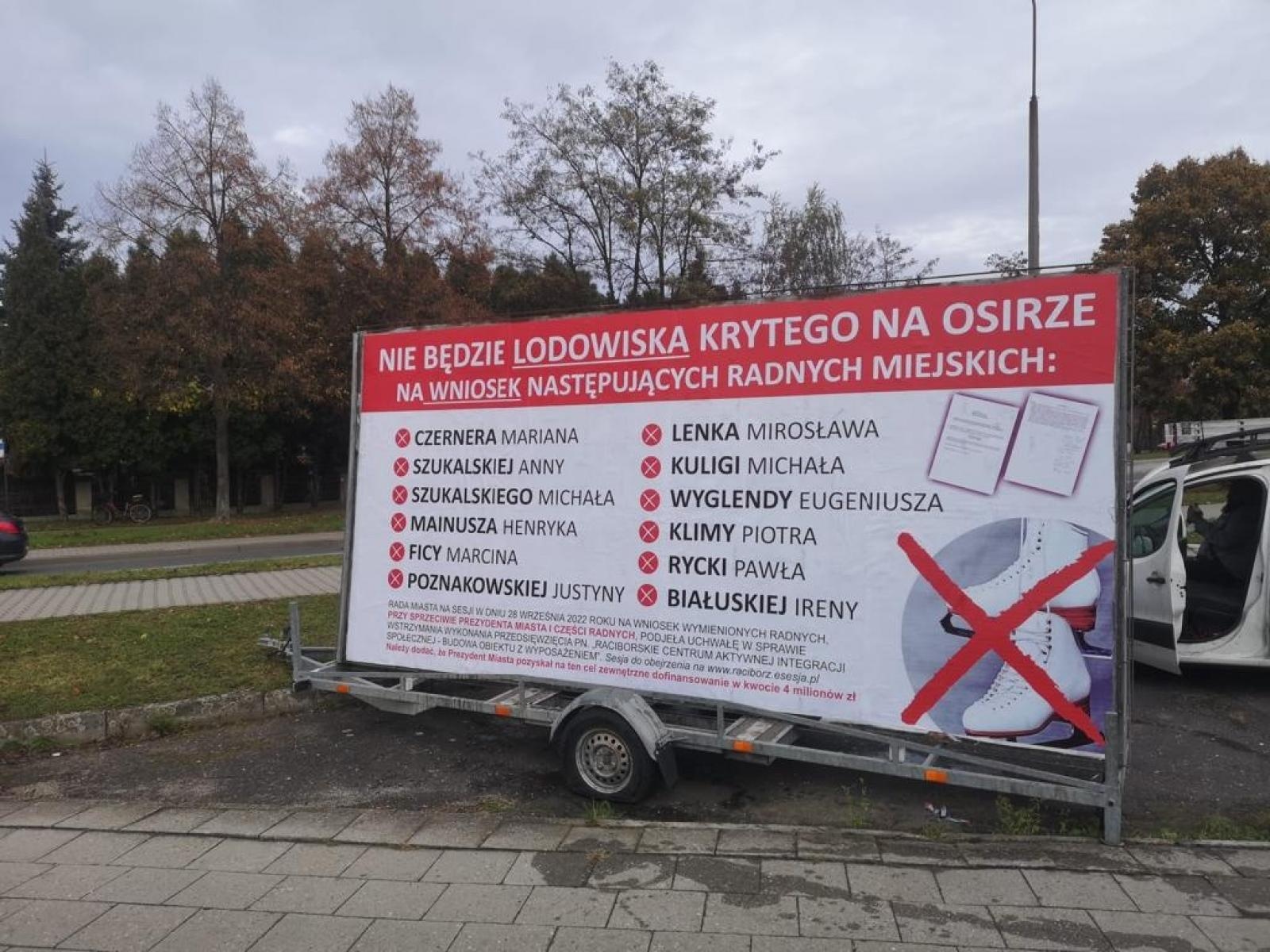Zdjęcie w galerii na portalu naszraciborz.pl: List do redakcji od Dariusza Polowego w sprawie bilbordów wiadomości z regionu