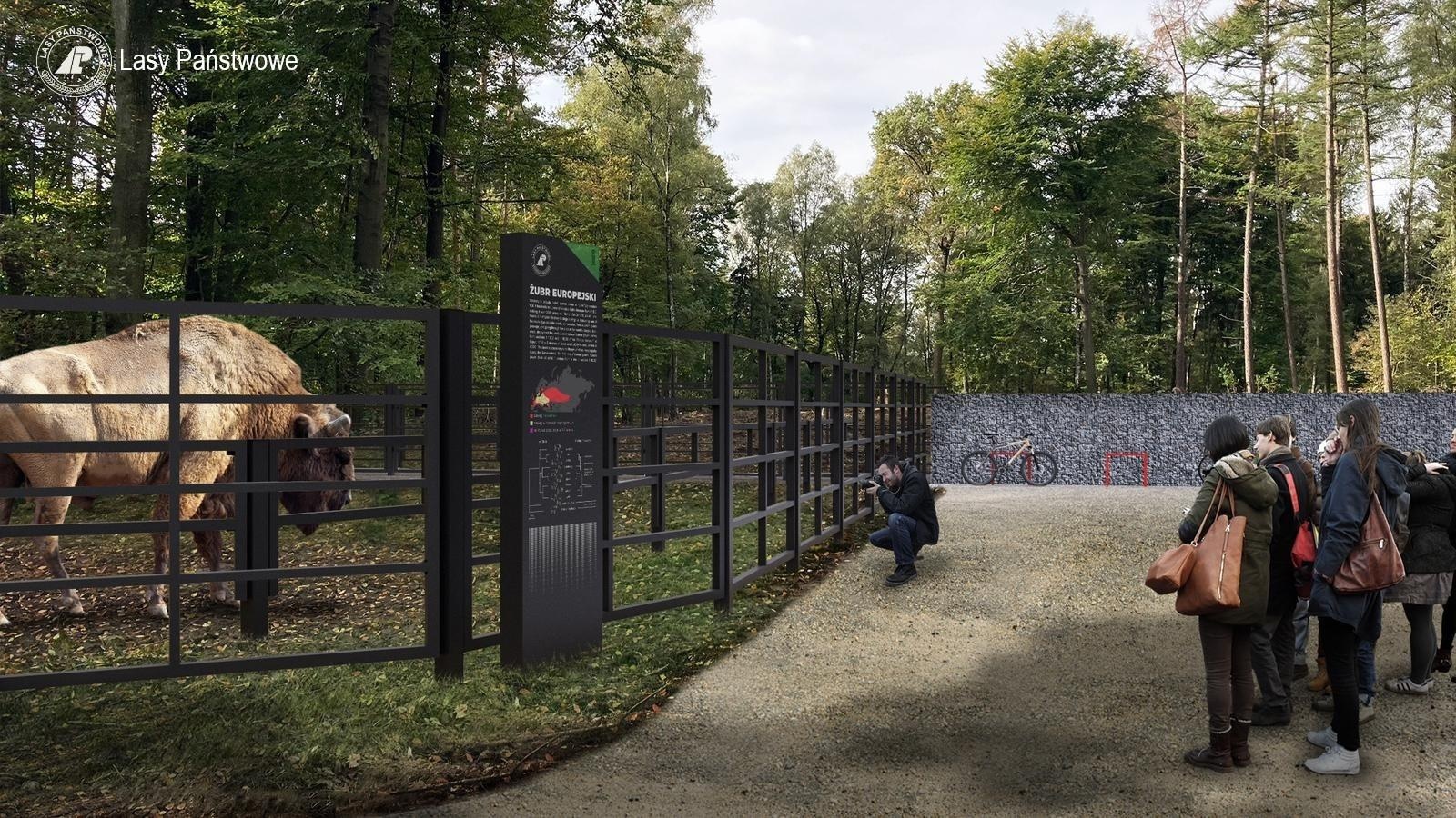 Zdjęcie w galerii na portalu naszraciborz.pl: Tak będzie wyglądać zagroda żubrów w Raciborzu. Na tym nie koniec! [FOTO] wiadomości z regionu