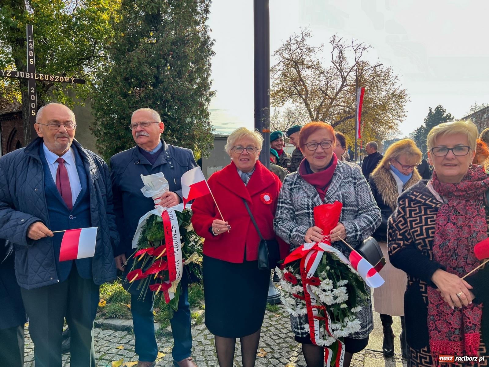 Zdjęcie w galerii na portalu naszraciborz.pl: Narodowe Święto Niepodległości - obchody miejskie w Raciborzu [FOTO i WIDEO] wiadomości z regionu