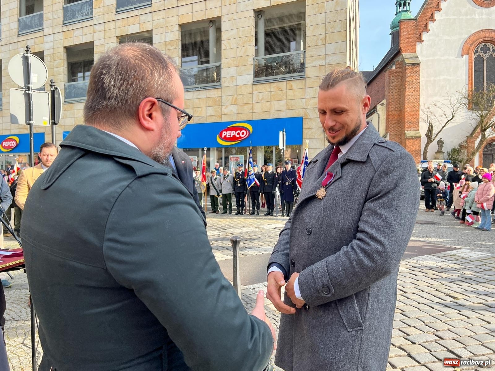 Zdjęcie w galerii na portalu naszraciborz.pl: Narodowe Święto Niepodległości - obchody miejskie w Raciborzu [FOTO i WIDEO] wiadomości z regionu
