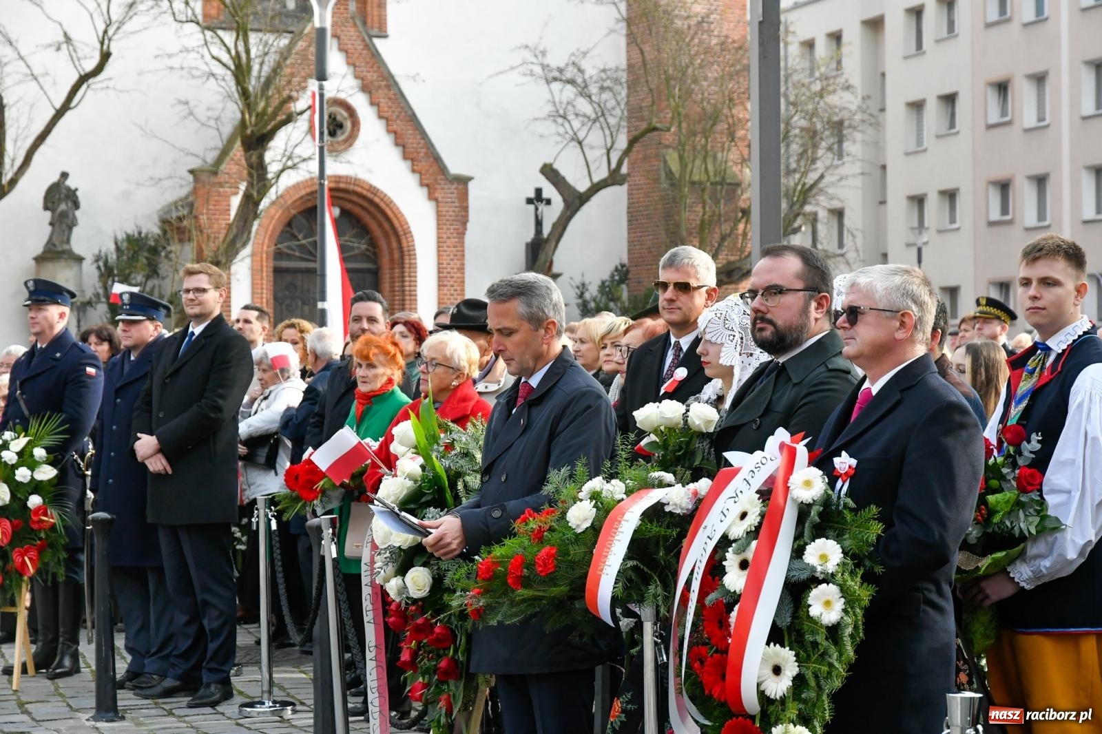 Zdjęcie w galerii na portalu naszraciborz.pl: Narodowe Święto Niepodległości - obchody miejskie w Raciborzu [FOTO i WIDEO] wiadomości z regionu