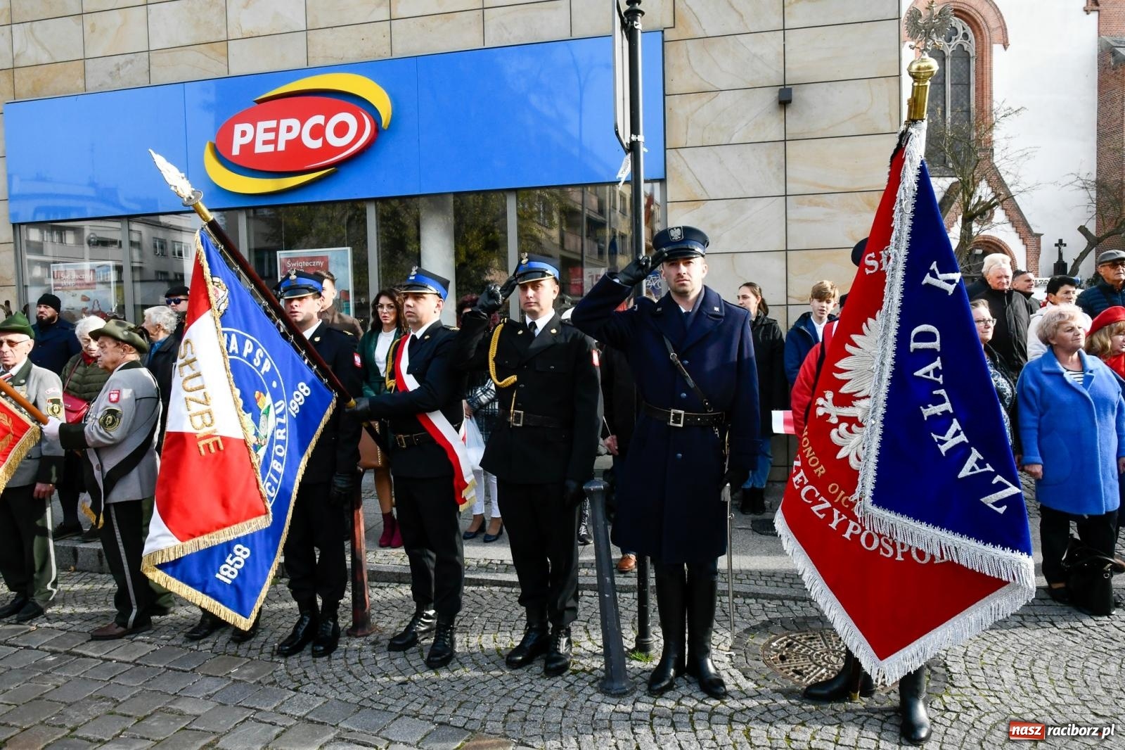 Zdjęcie w galerii na portalu naszraciborz.pl: Narodowe Święto Niepodległości - obchody miejskie w Raciborzu [FOTO i WIDEO] wiadomości z regionu