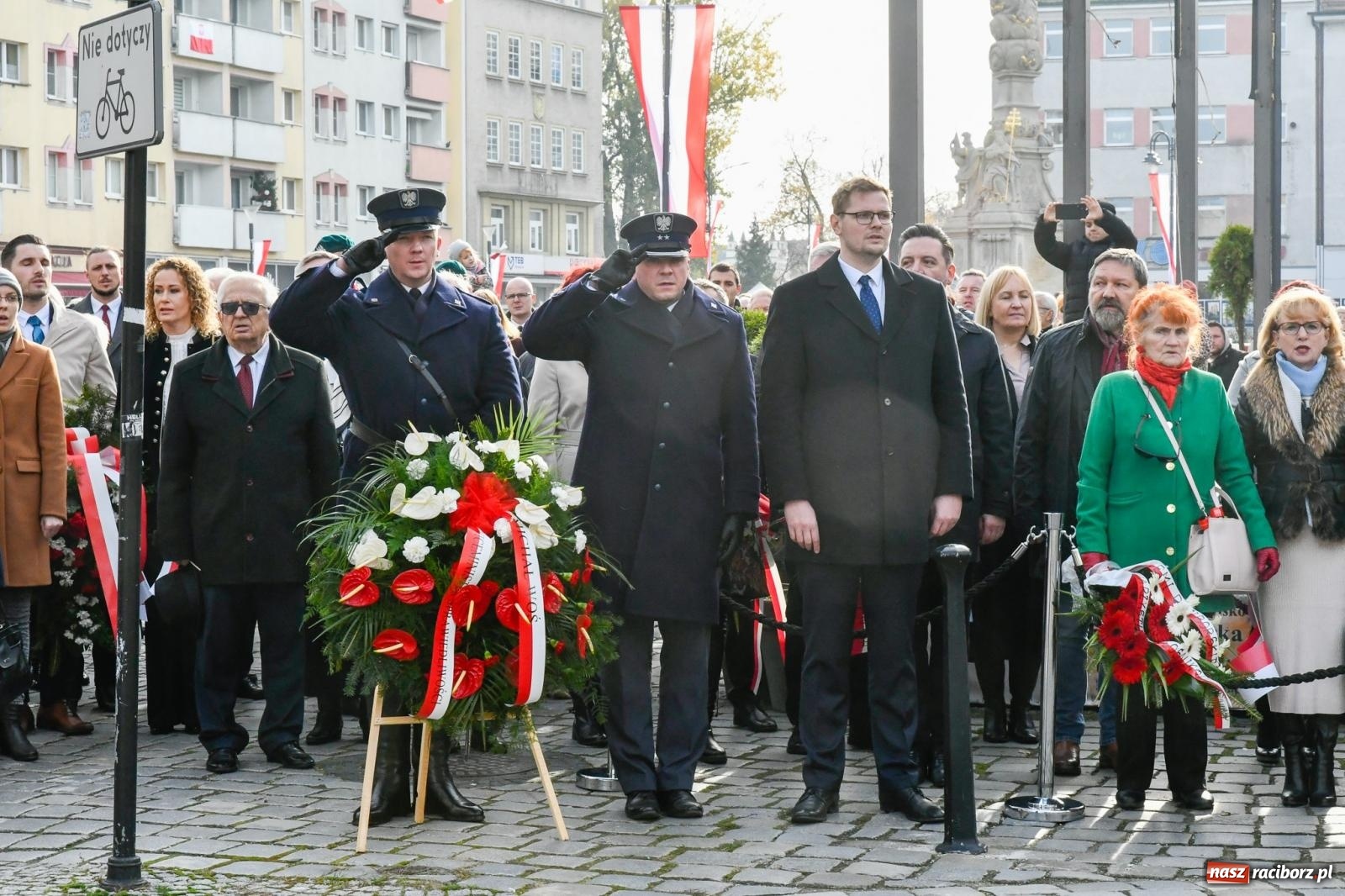 Zdjęcie w galerii na portalu naszraciborz.pl: Narodowe Święto Niepodległości - obchody miejskie w Raciborzu [FOTO i WIDEO] wiadomości z regionu