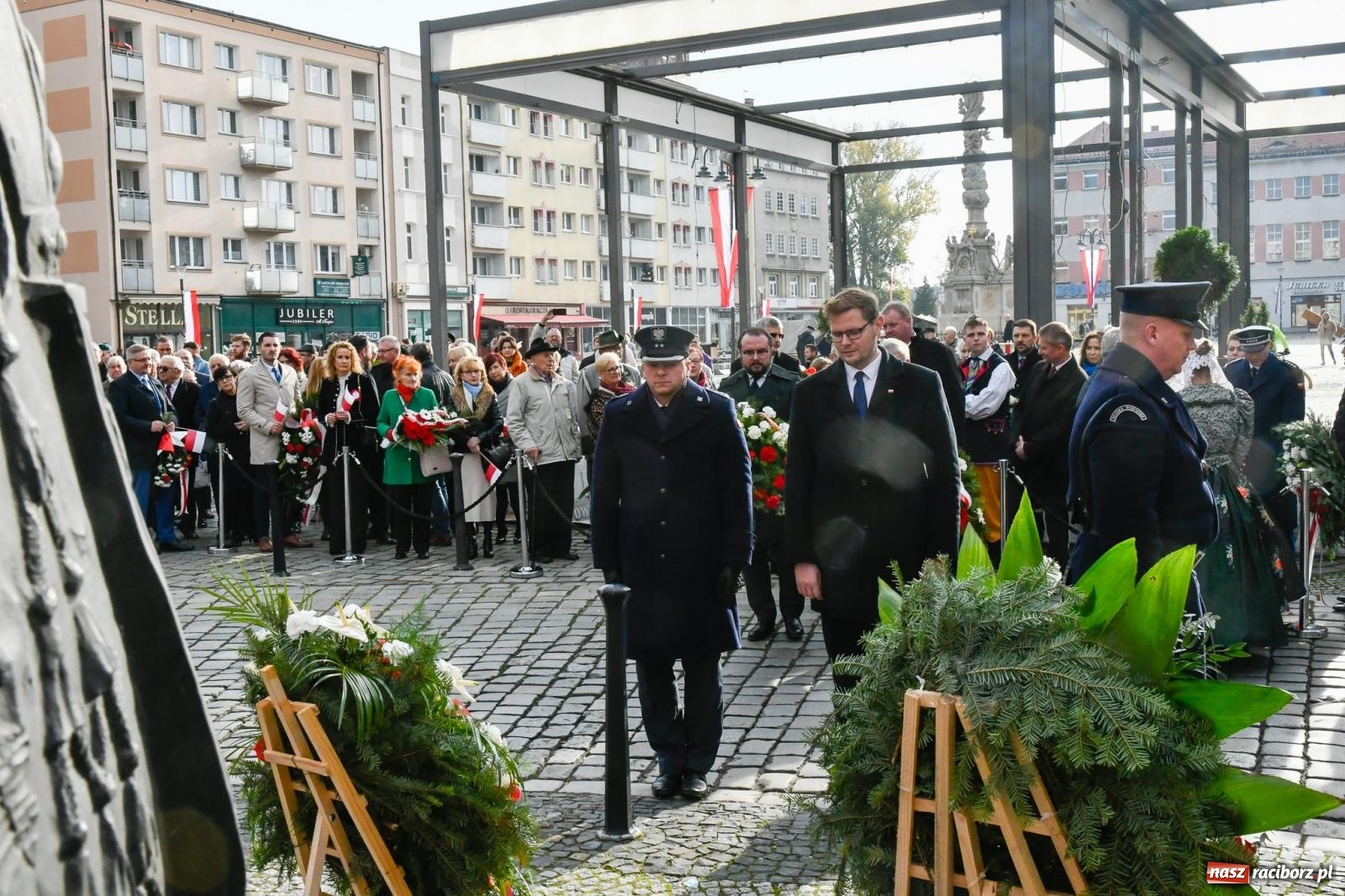 Zdjęcie w galerii na portalu naszraciborz.pl: Narodowe Święto Niepodległości - obchody miejskie w Raciborzu [FOTO i WIDEO] wiadomości z regionu
