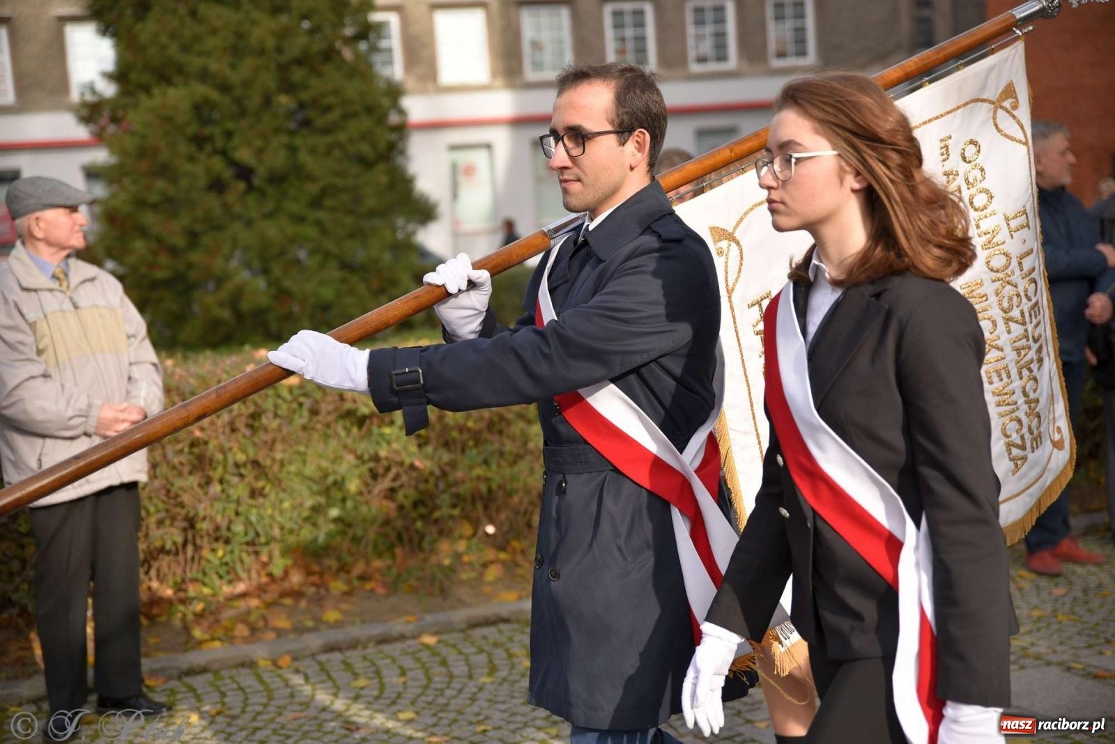 Zdjęcie w galerii na portalu naszraciborz.pl: Narodowe Święto Niepodległości - obchody miejskie w Raciborzu [FOTO i WIDEO] wiadomości z regionu