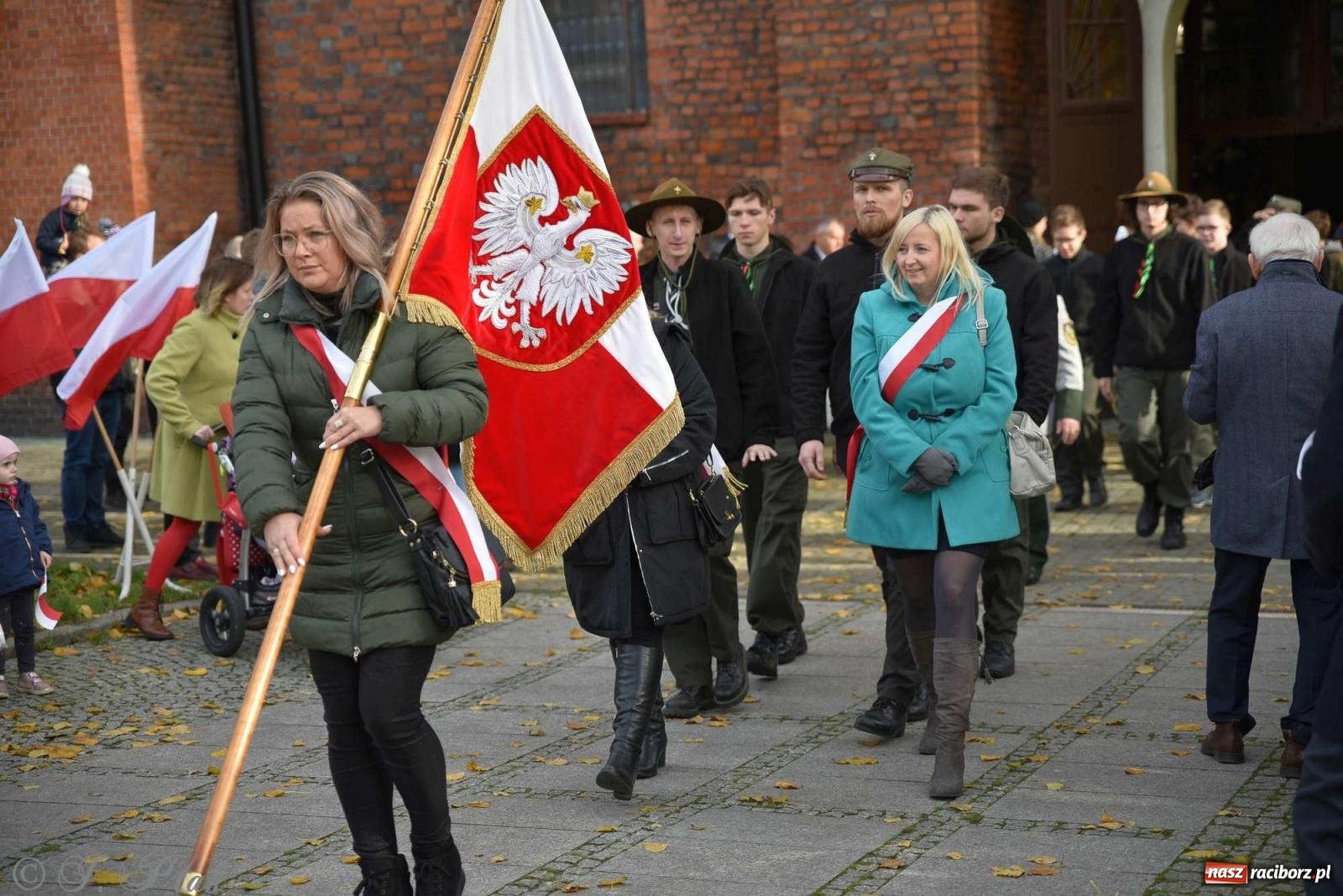 Zdjęcie w galerii na portalu naszraciborz.pl: Narodowe Święto Niepodległości - obchody miejskie w Raciborzu [FOTO i WIDEO] wiadomości z regionu