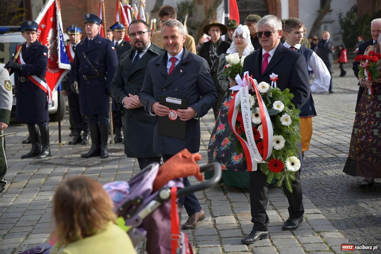 Zdjęcie w galerii na portalu naszraciborz.pl: Narodowe Święto Niepodległości - obchody miejskie w Raciborzu [FOTO i WIDEO] wiadomości z regionu