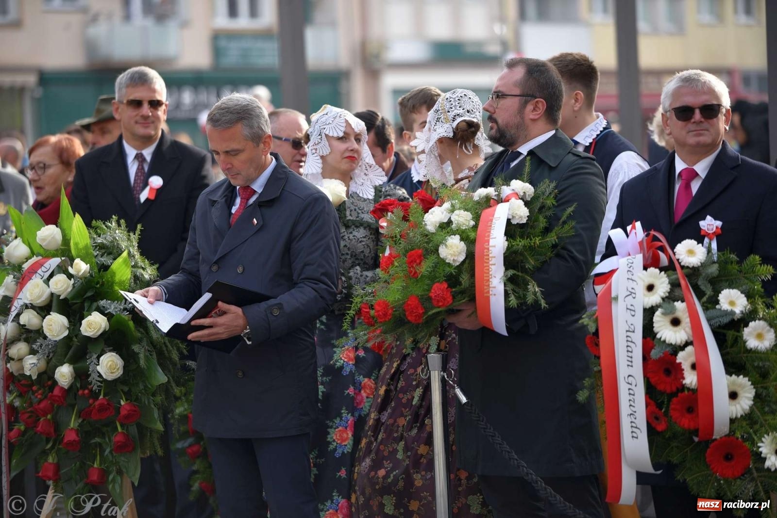 Zdjęcie w galerii na portalu naszraciborz.pl: Narodowe Święto Niepodległości - obchody miejskie w Raciborzu [FOTO i WIDEO] wiadomości z regionu