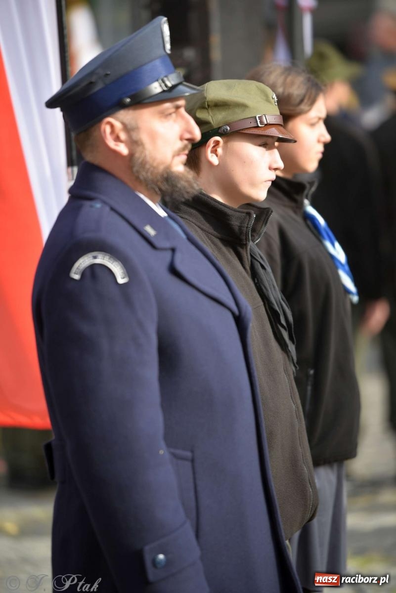 Zdjęcie w galerii na portalu naszraciborz.pl: Narodowe Święto Niepodległości - obchody miejskie w Raciborzu [FOTO i WIDEO] wiadomości z regionu