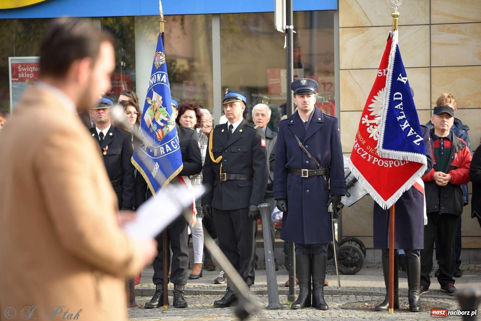 Zdjęcie w galerii na portalu naszraciborz.pl: Narodowe Święto Niepodległości - obchody miejskie w Raciborzu [FOTO i WIDEO] wiadomości z regionu