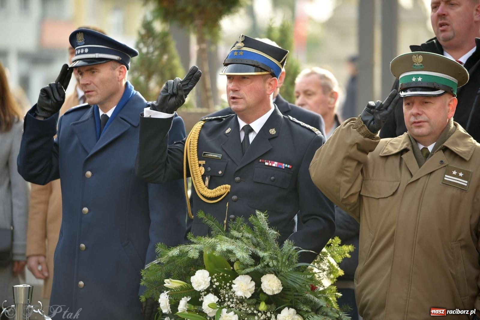 Zdjęcie w galerii na portalu naszraciborz.pl: Narodowe Święto Niepodległości - obchody miejskie w Raciborzu [FOTO i WIDEO] wiadomości z regionu