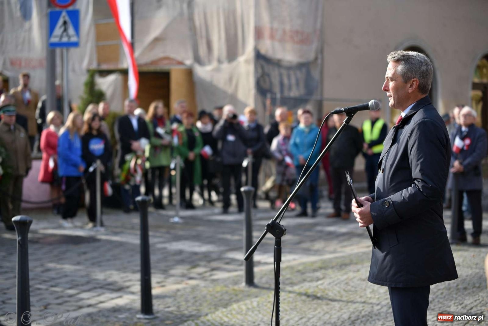 Zdjęcie w galerii na portalu naszraciborz.pl: Narodowe Święto Niepodległości - obchody miejskie w Raciborzu [FOTO i WIDEO] wiadomości z regionu