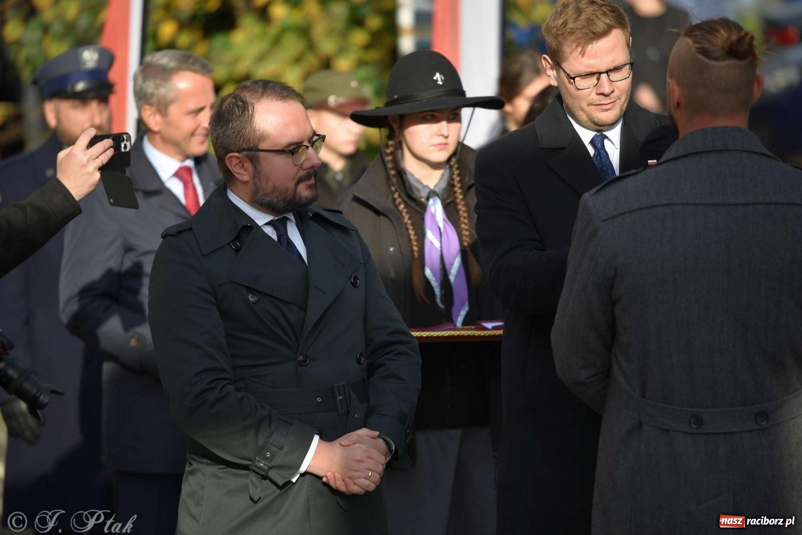 Zdjęcie w galerii na portalu naszraciborz.pl: Narodowe Święto Niepodległości - obchody miejskie w Raciborzu [FOTO i WIDEO] wiadomości z regionu
