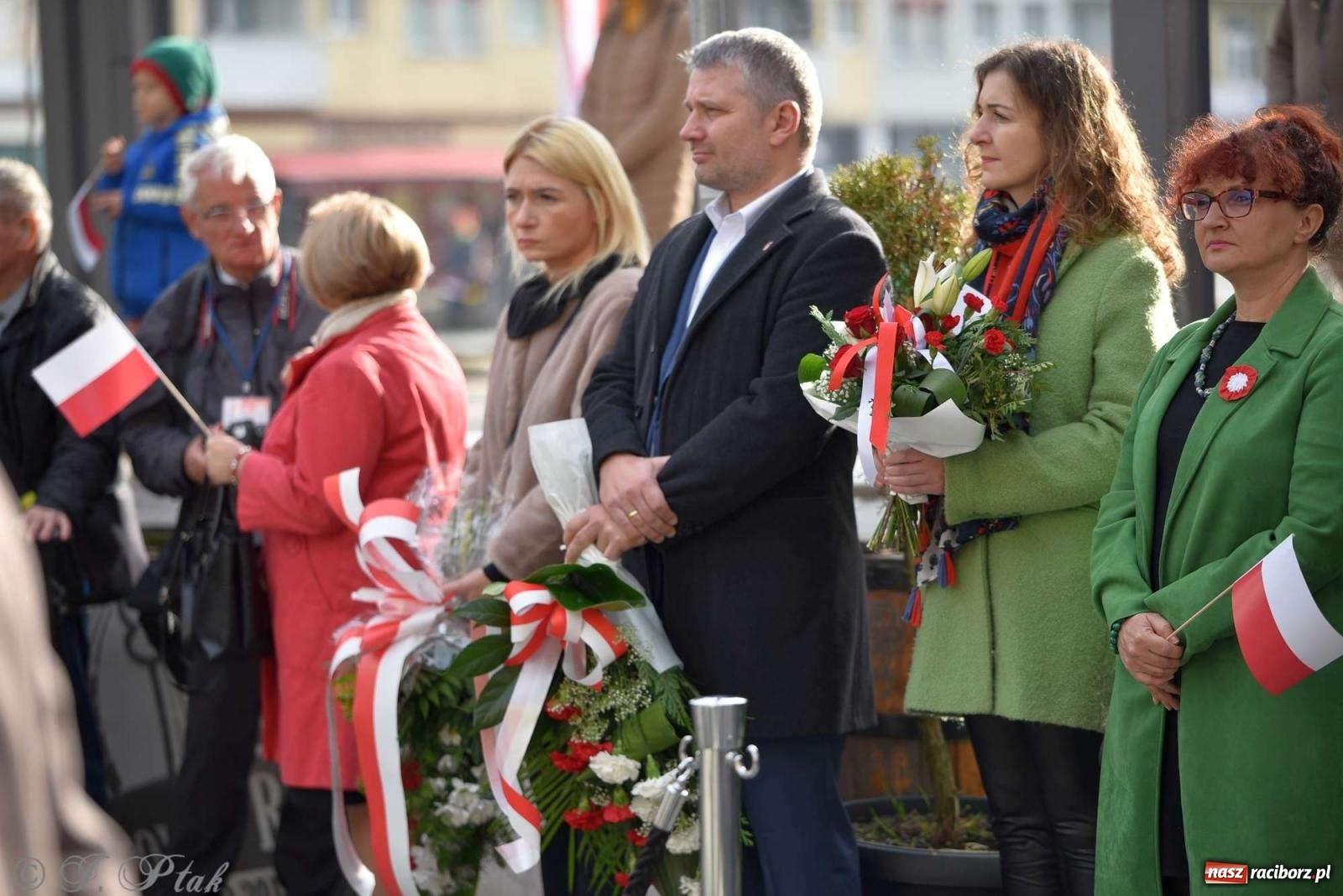 Zdjęcie w galerii na portalu naszraciborz.pl: Narodowe Święto Niepodległości - obchody miejskie w Raciborzu [FOTO i WIDEO] wiadomości z regionu