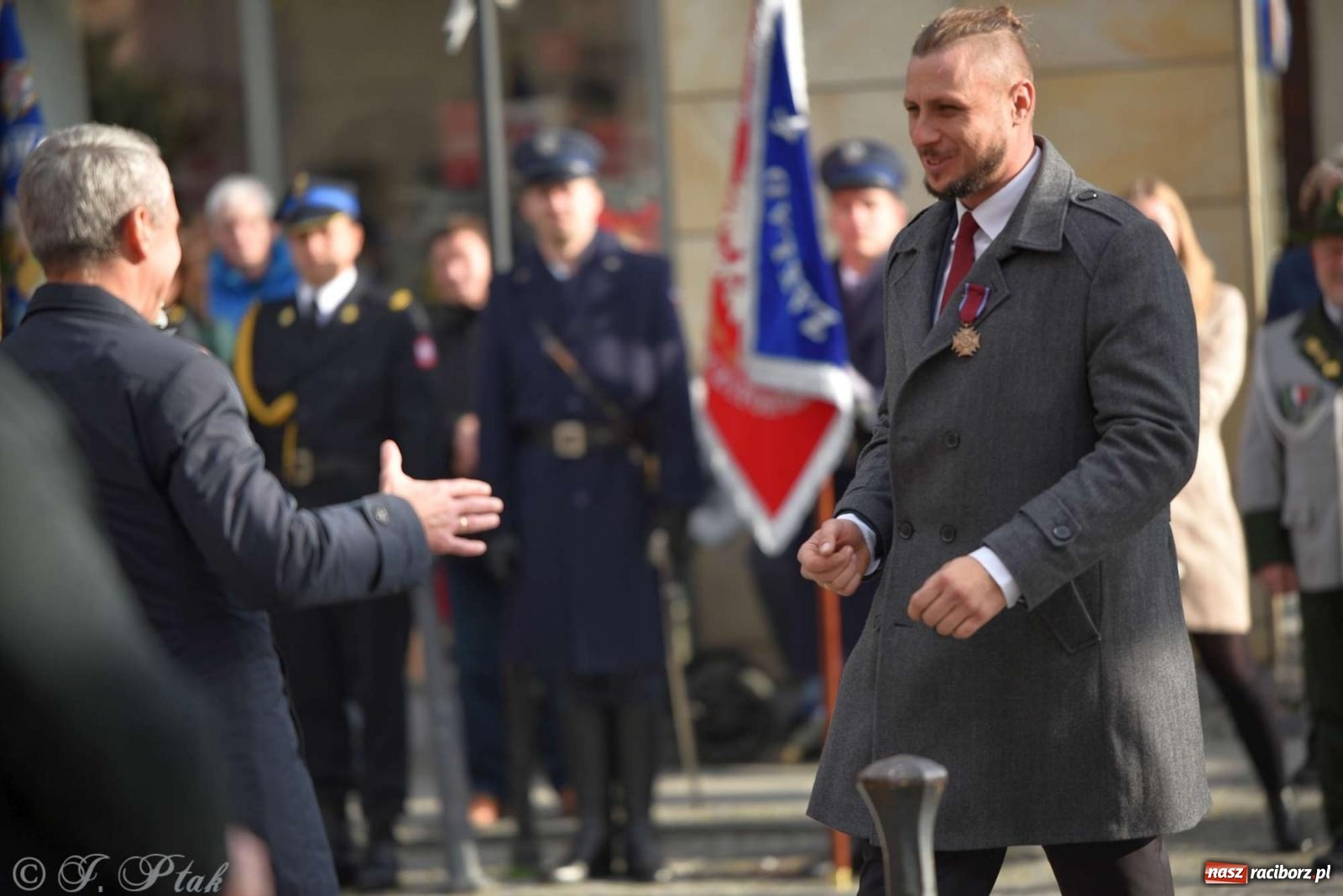 Zdjęcie w galerii na portalu naszraciborz.pl: Narodowe Święto Niepodległości - obchody miejskie w Raciborzu [FOTO i WIDEO] wiadomości z regionu
