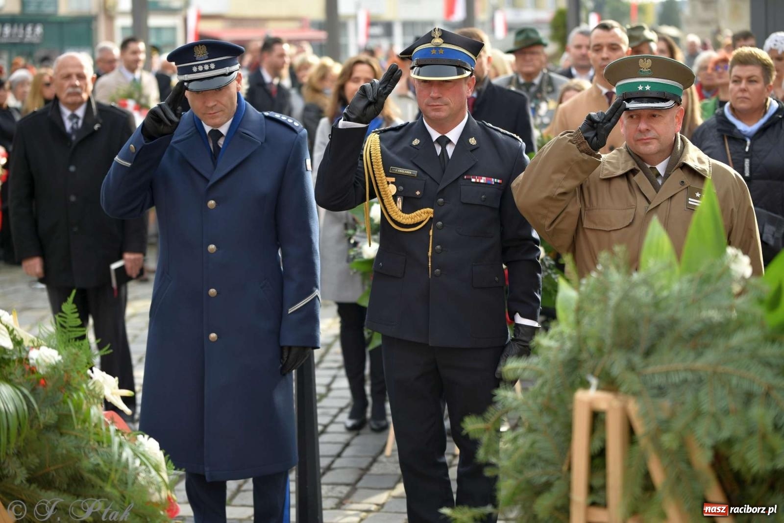 Zdjęcie w galerii na portalu naszraciborz.pl: Narodowe Święto Niepodległości - obchody miejskie w Raciborzu [FOTO i WIDEO] wiadomości z regionu