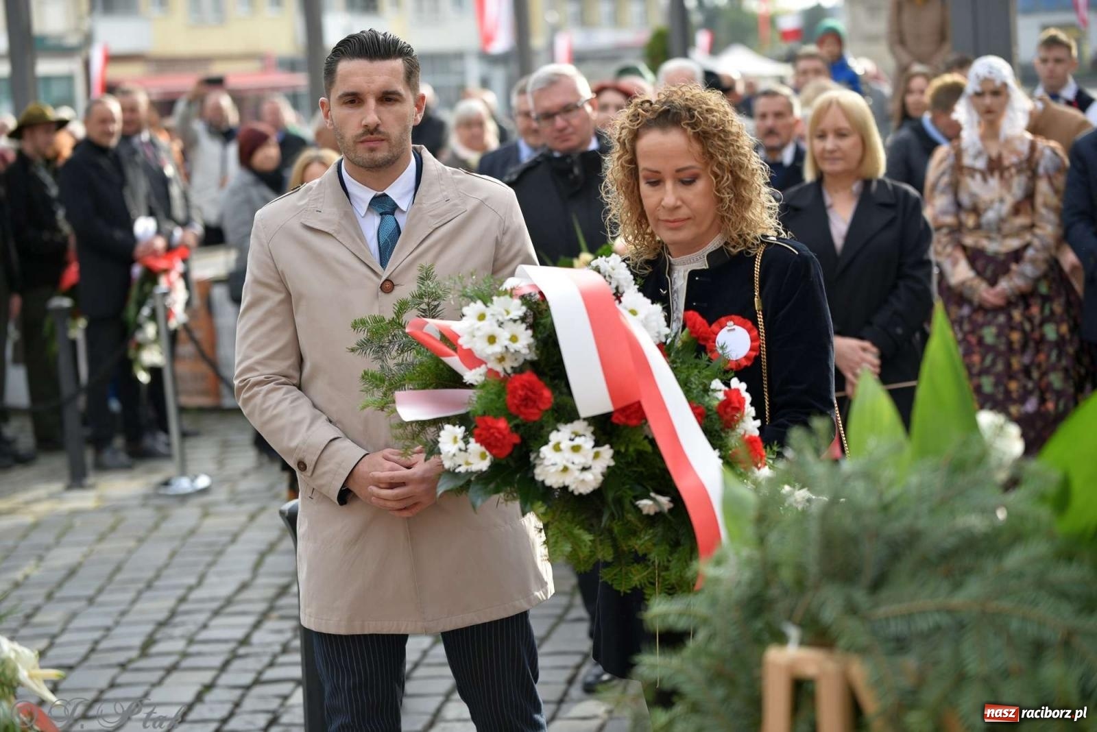Zdjęcie w galerii na portalu naszraciborz.pl: Narodowe Święto Niepodległości - obchody miejskie w Raciborzu [FOTO i WIDEO] wiadomości z regionu