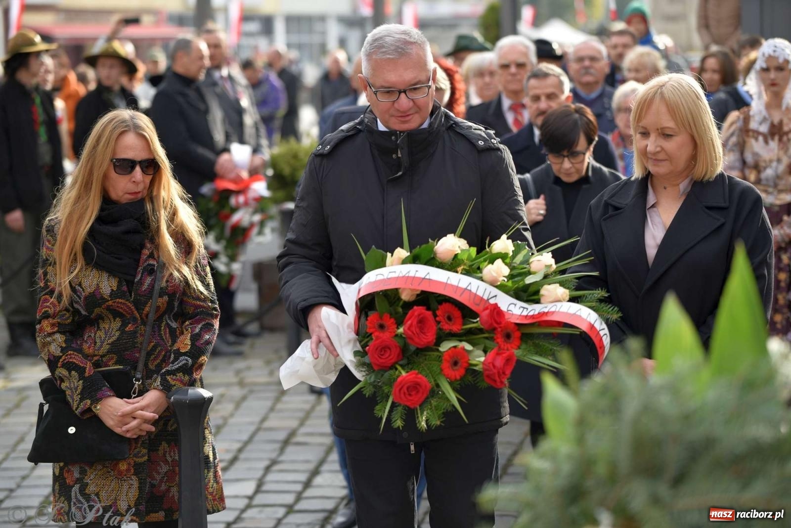 Zdjęcie w galerii na portalu naszraciborz.pl: Narodowe Święto Niepodległości - obchody miejskie w Raciborzu [FOTO i WIDEO] wiadomości z regionu