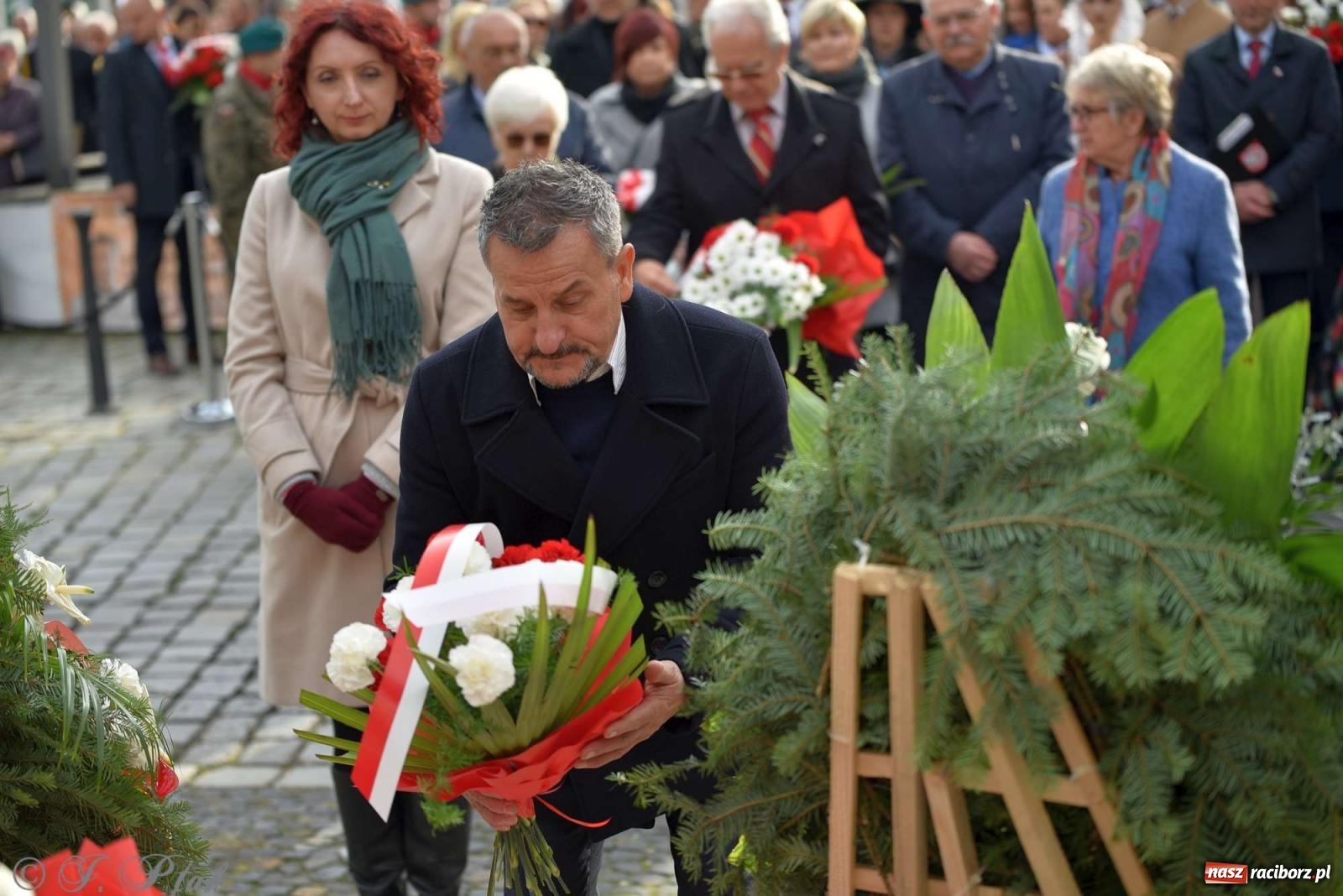 Zdjęcie w galerii na portalu naszraciborz.pl: Narodowe Święto Niepodległości - obchody miejskie w Raciborzu [FOTO i WIDEO] wiadomości z regionu