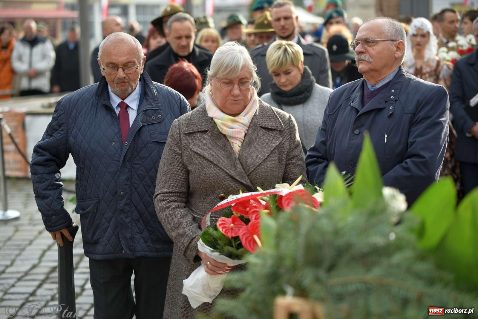 Zdjęcie w galerii na portalu naszraciborz.pl: Narodowe Święto Niepodległości - obchody miejskie w Raciborzu [FOTO i WIDEO] wiadomości z regionu