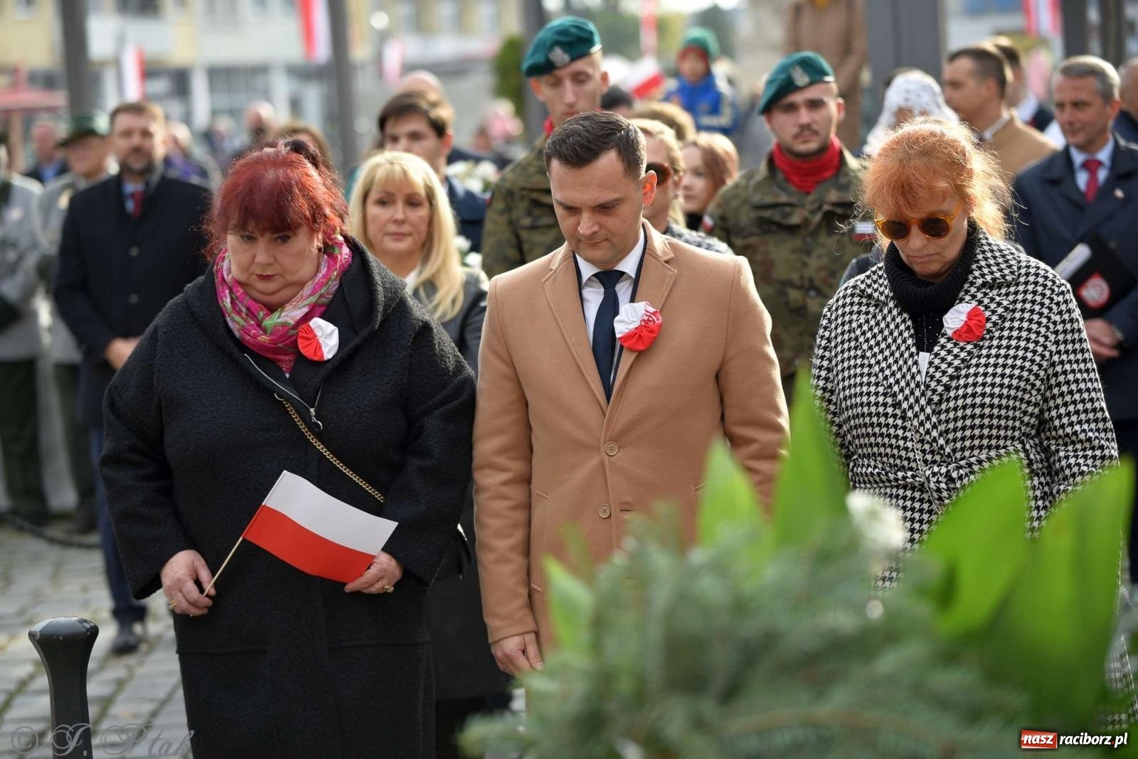 Zdjęcie w galerii na portalu naszraciborz.pl: Narodowe Święto Niepodległości - obchody miejskie w Raciborzu [FOTO i WIDEO] wiadomości z regionu