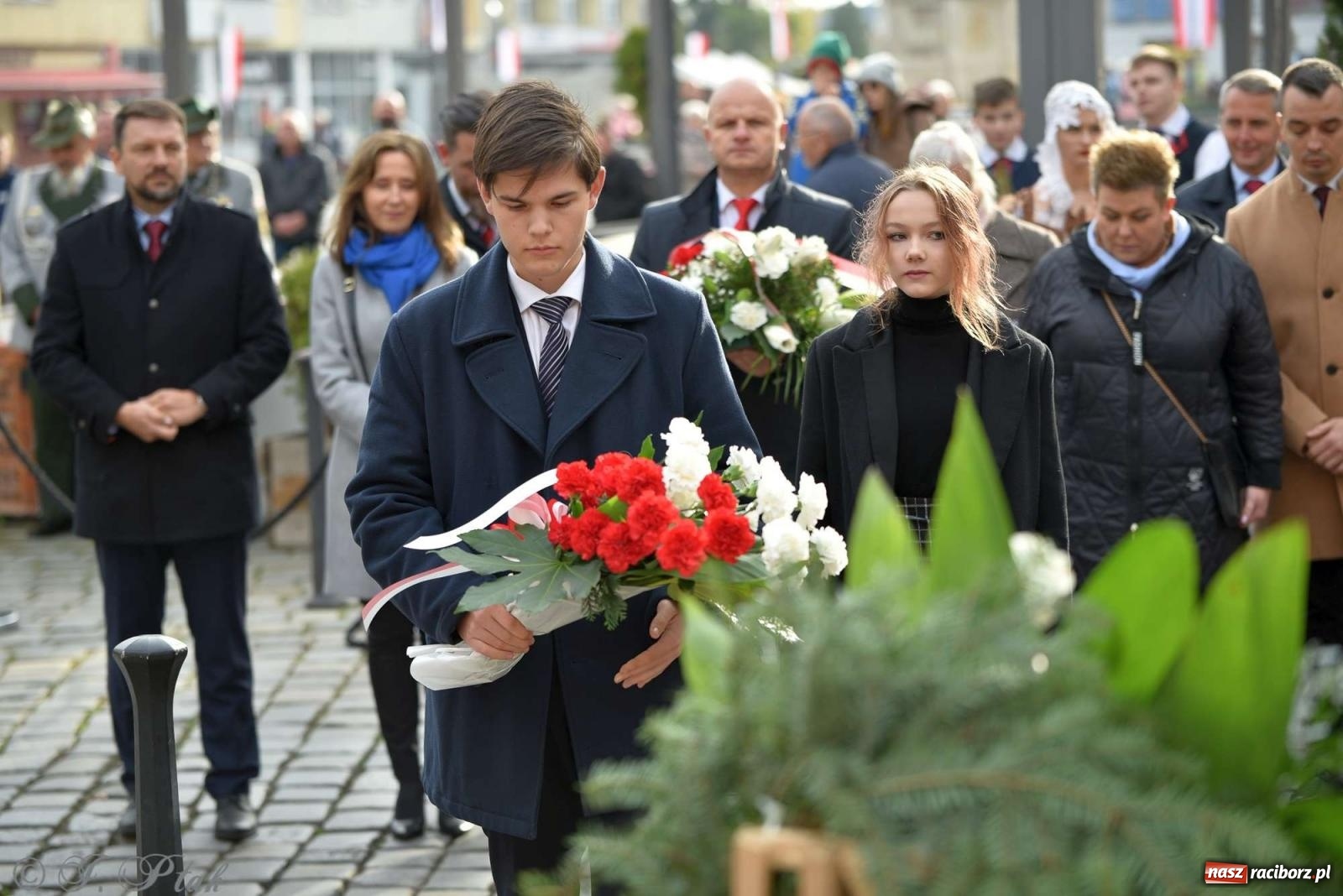 Zdjęcie w galerii na portalu naszraciborz.pl: Narodowe Święto Niepodległości - obchody miejskie w Raciborzu [FOTO i WIDEO] wiadomości z regionu