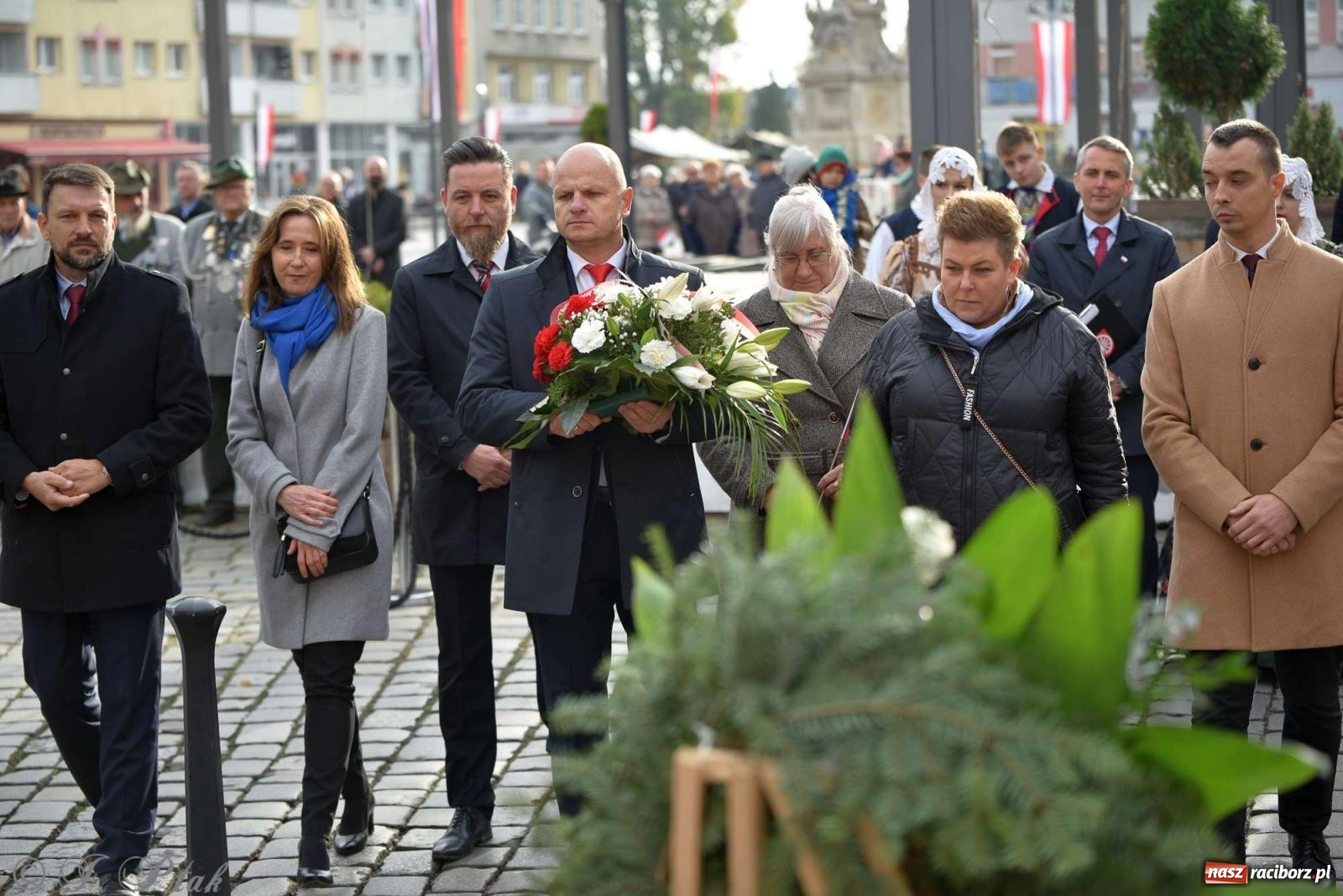 Zdjęcie w galerii na portalu naszraciborz.pl: Narodowe Święto Niepodległości - obchody miejskie w Raciborzu [FOTO i WIDEO] wiadomości z regionu
