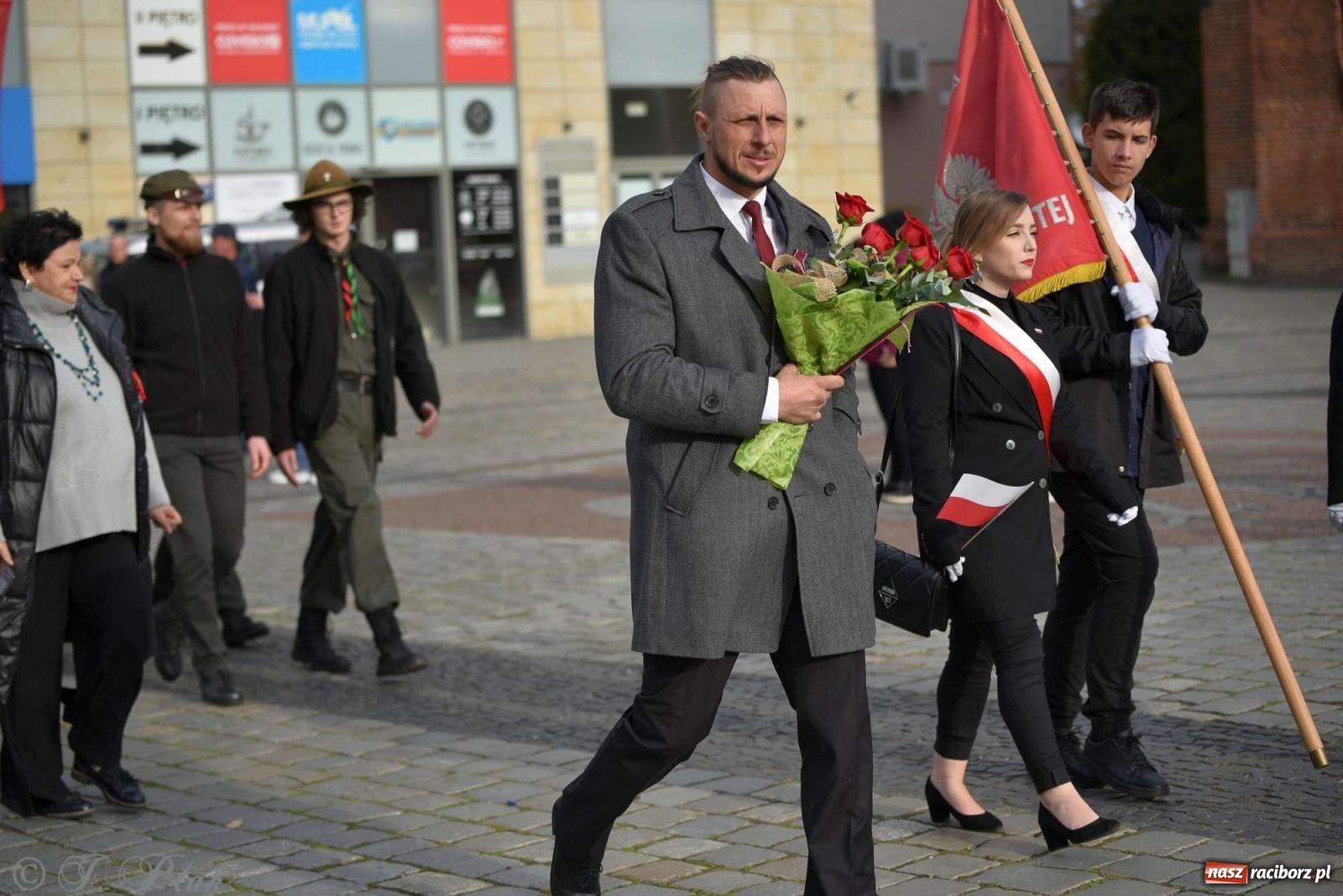 Zdjęcie w galerii na portalu naszraciborz.pl: Narodowe Święto Niepodległości - obchody miejskie w Raciborzu [FOTO i WIDEO] wiadomości z regionu