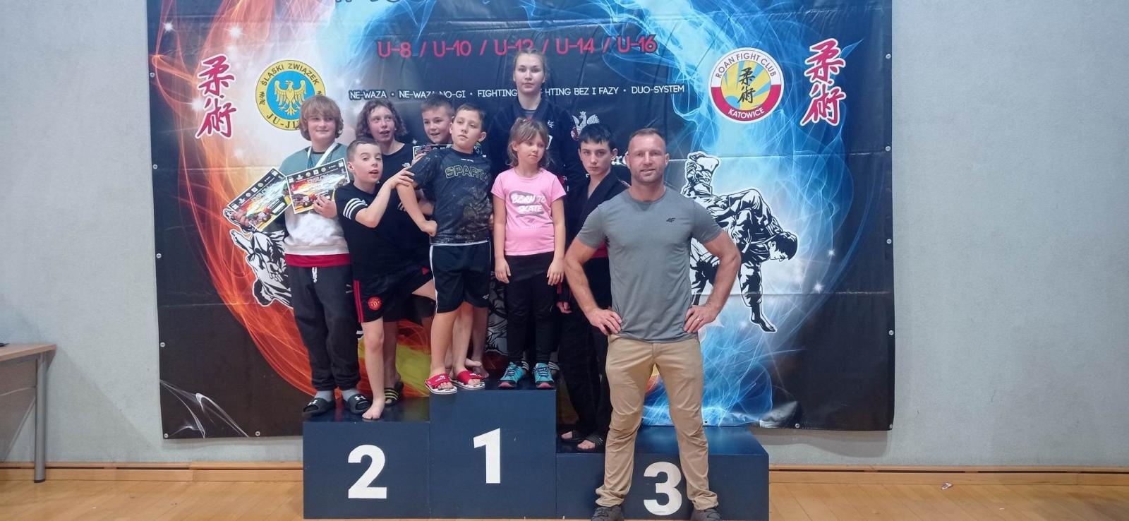 Zdjęcie w galerii na portalu naszraciborz.pl: Sparta Kuźnia Raciborska na Lidze Dzieci i Młodzieży w Ju Jitsu wiadomości z regionu