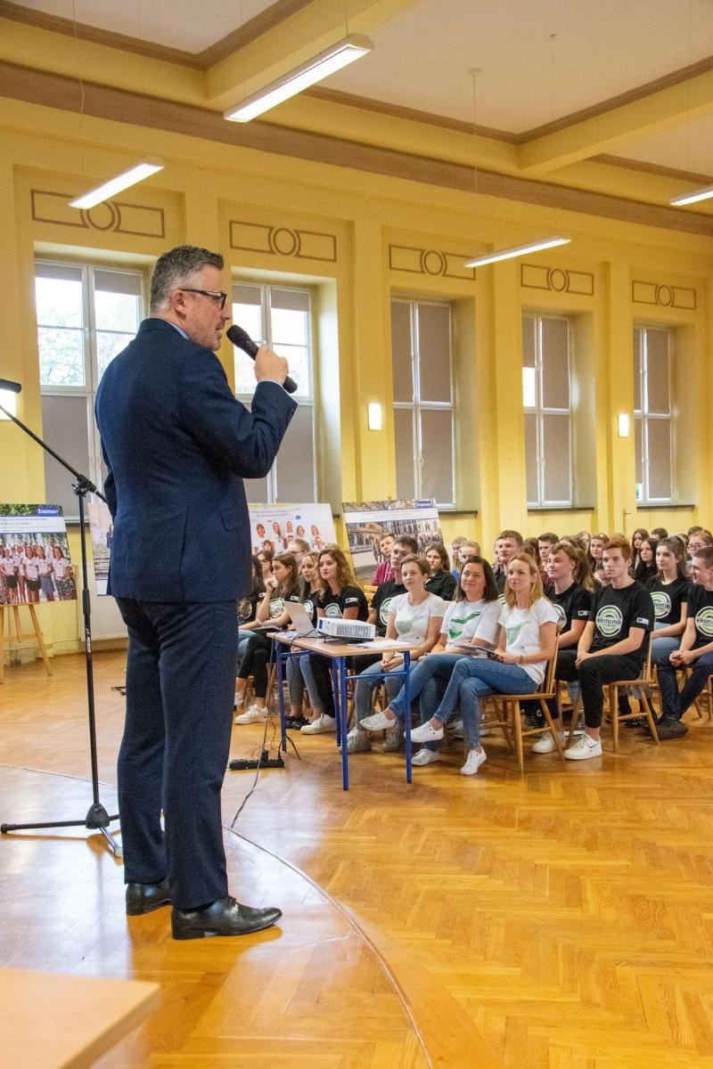 Zdjęcie w galerii na portalu naszraciborz.pl: Erasmus+ w raciborskim Ekonomiku. Staże są OK! wiadomości z regionu