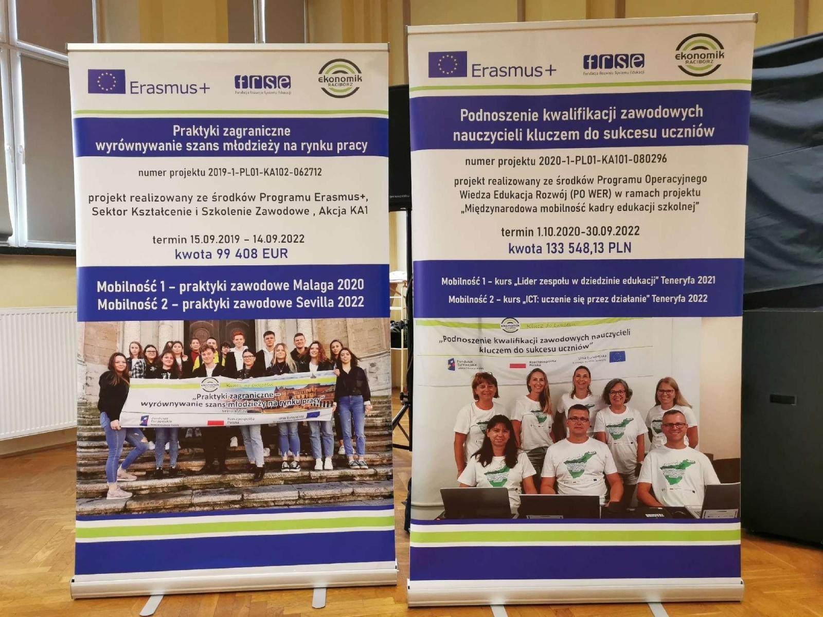 Zdjęcie w galerii na portalu naszraciborz.pl: Erasmus+ w raciborskim Ekonomiku. Staże są OK! wiadomości z regionu