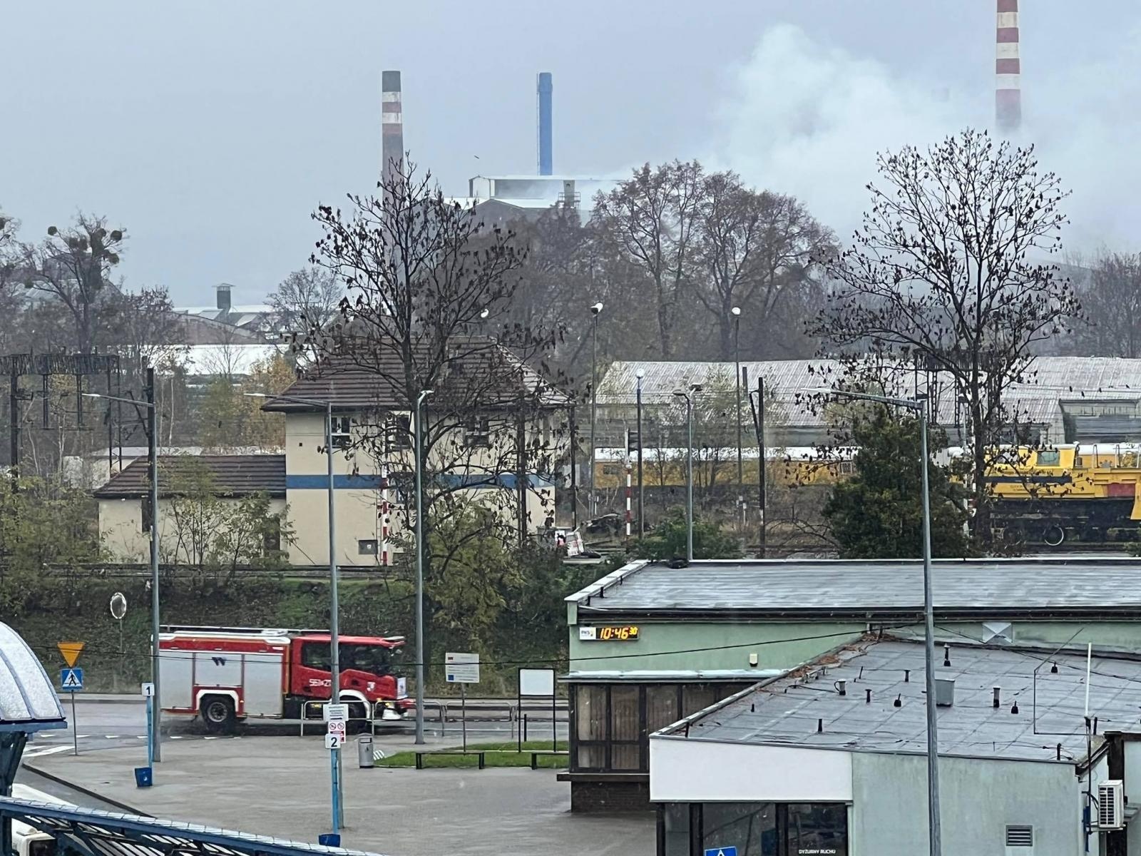 Zdjęcie w galerii na portalu naszraciborz.pl: Pożar na terenie zakładu przy Piaskowej wiadomości z regionu