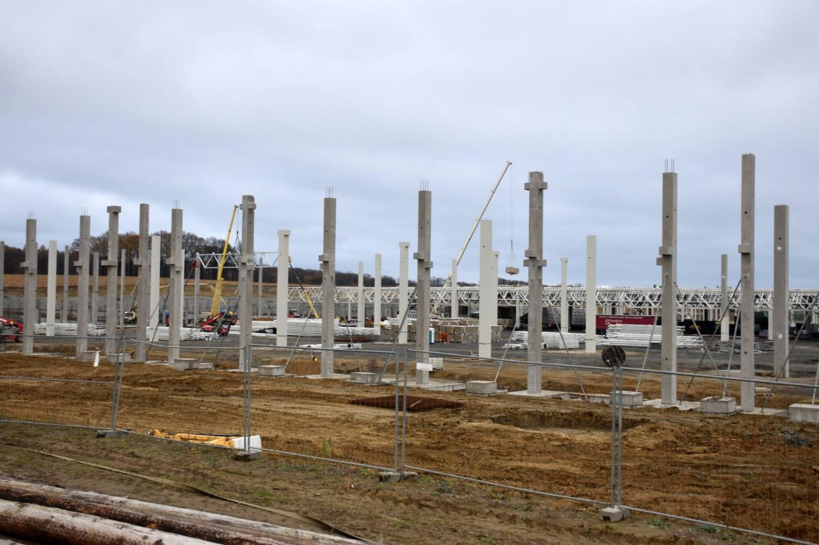 Zdjęcie w galerii na portalu naszraciborz.pl: Tak powstaje nowa fabryka Eko-Okien [FOTO] wiadomości z regionu