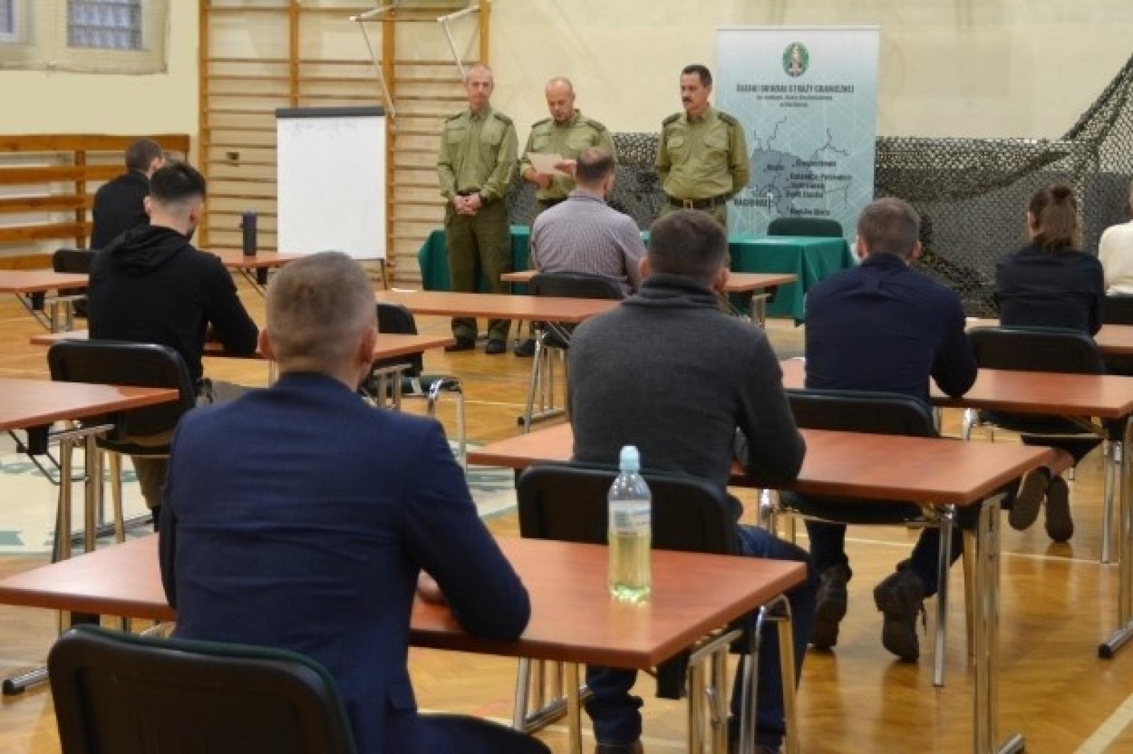 Zdjęcie w galerii na portalu naszraciborz.pl: Chętnych do służby nie brakuje. Tak Straż Graniczna sprawdza ich przydatność wiadomości z regionu