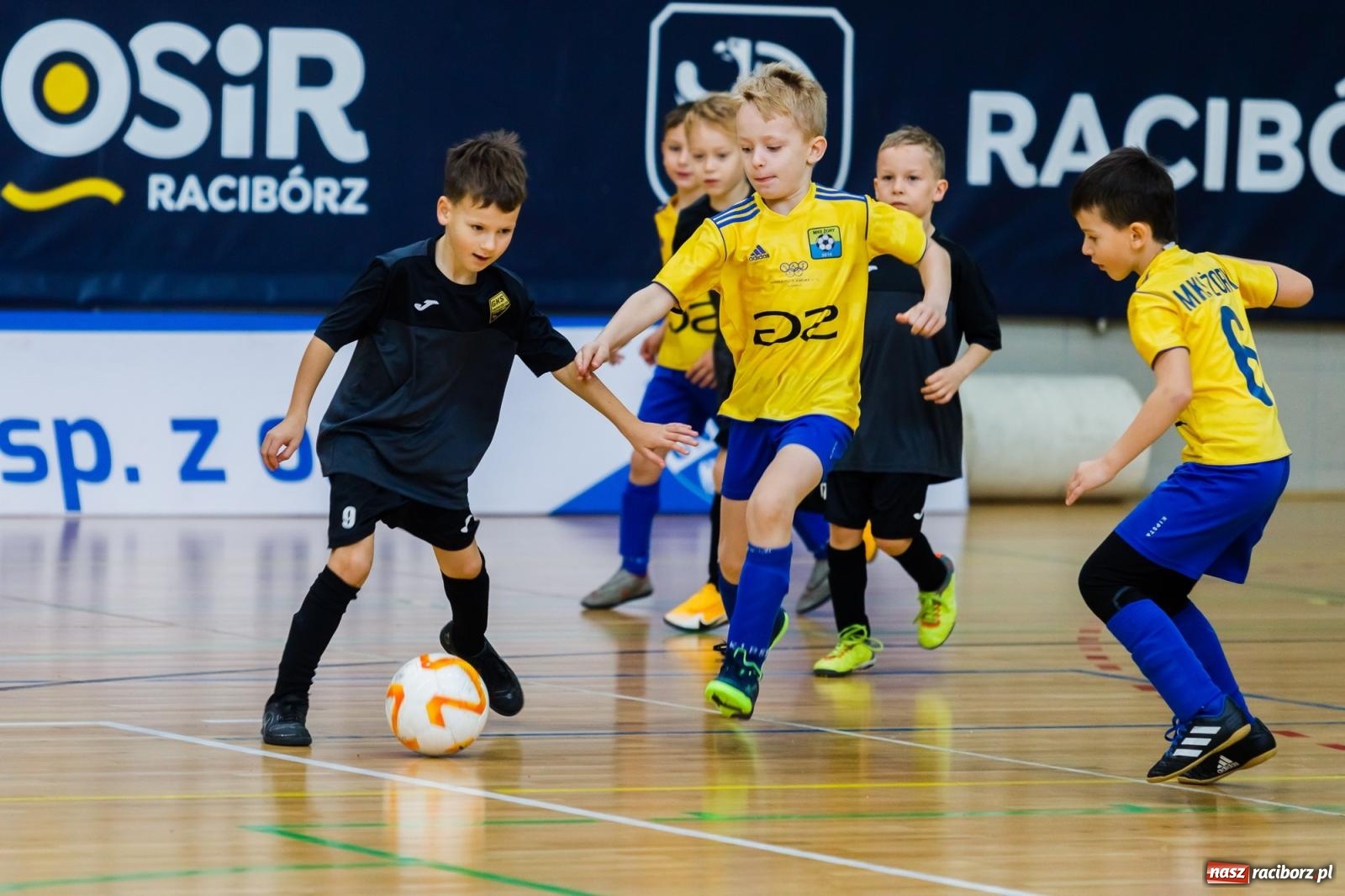 Zdjęcie w galerii na portalu naszraciborz.pl: Piłkarskie zmagania w hali przy Łąkowej. Turniej rocznika 2015 [FOTO] wiadomości z regionu